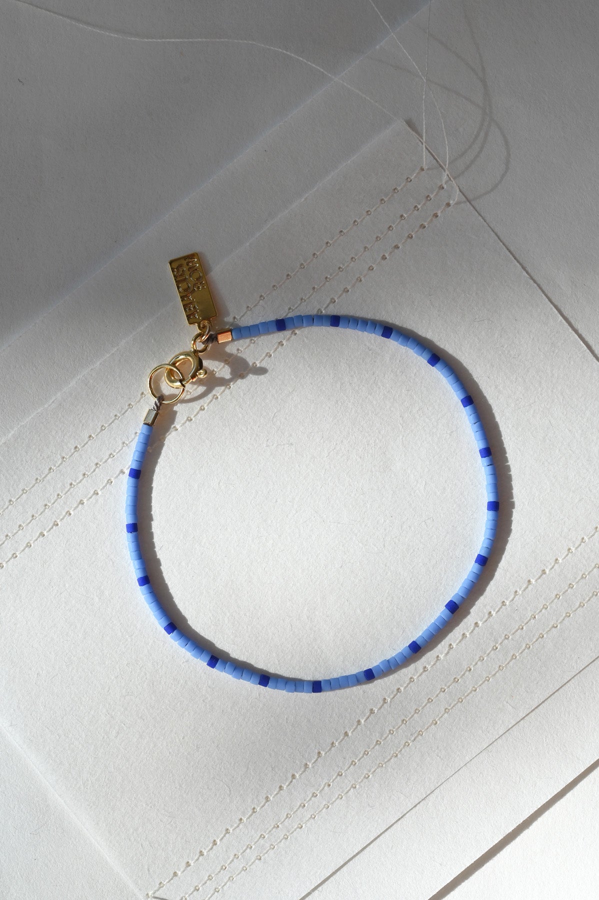 Dipsea Bracelet in Sky Lake at Abacus Row Handmade Jewelry