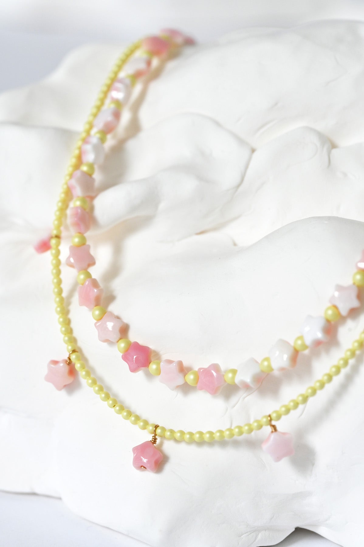 Dream Cloud Yellow Necklaces by Abacus Row Jewelry