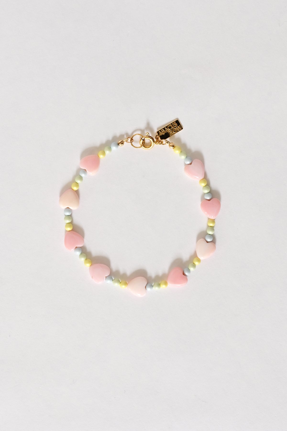 Dream Cloud Heart Rainbow Bracelet by Abacus Row Handmade Jewelry