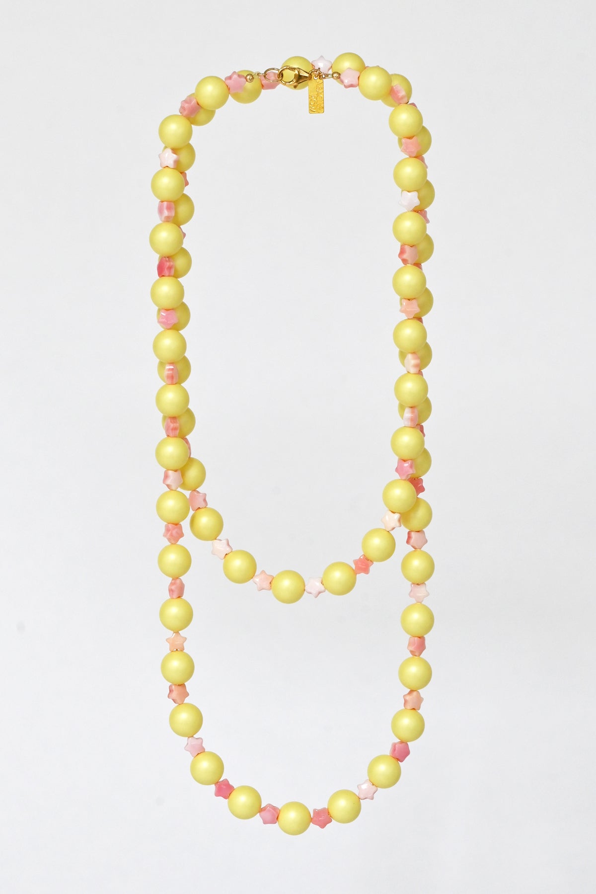 Dream Cloud Long Star Bubbles Necklace by Abacus Row Handmade Jewelry