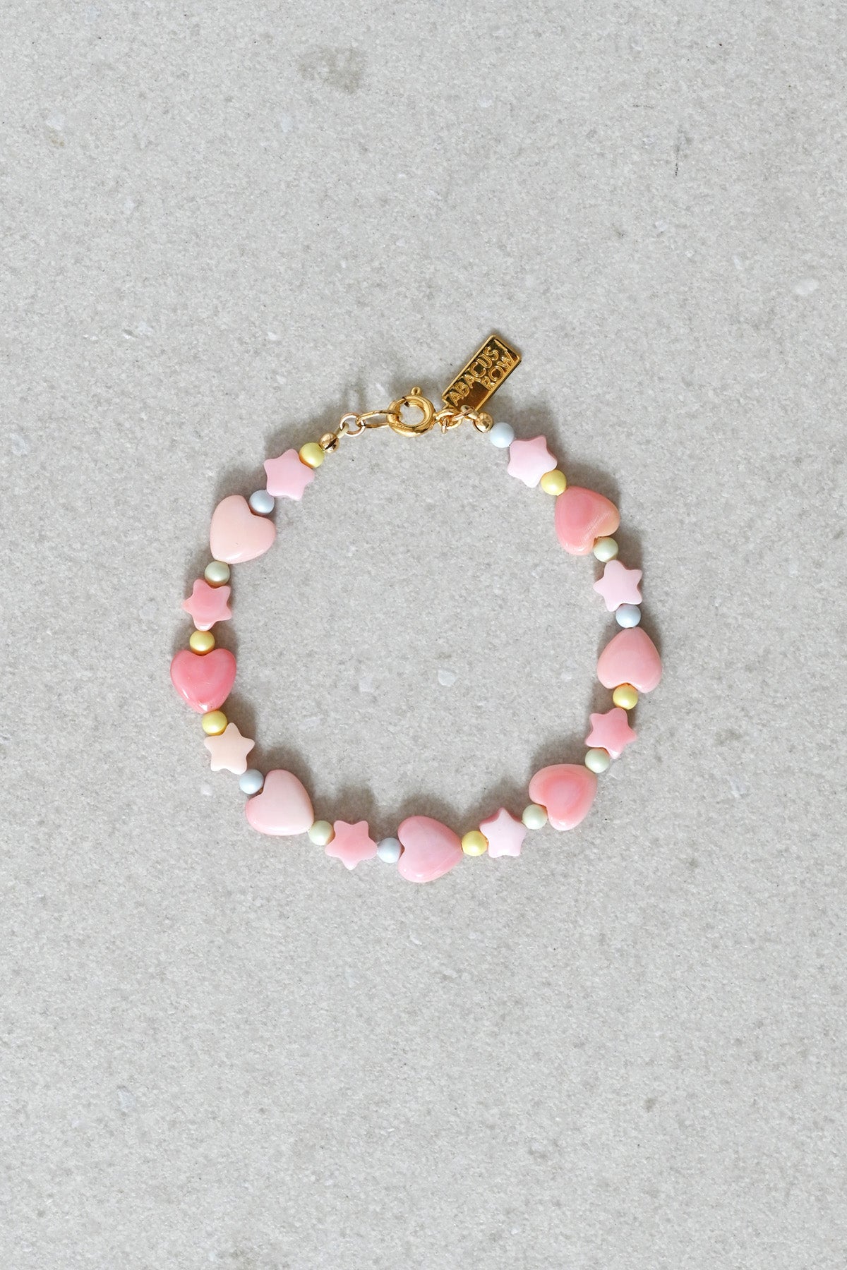 Styled Dream Cloud Stars and Hearts Bracelet by Abacus Row Handmade Jewelry