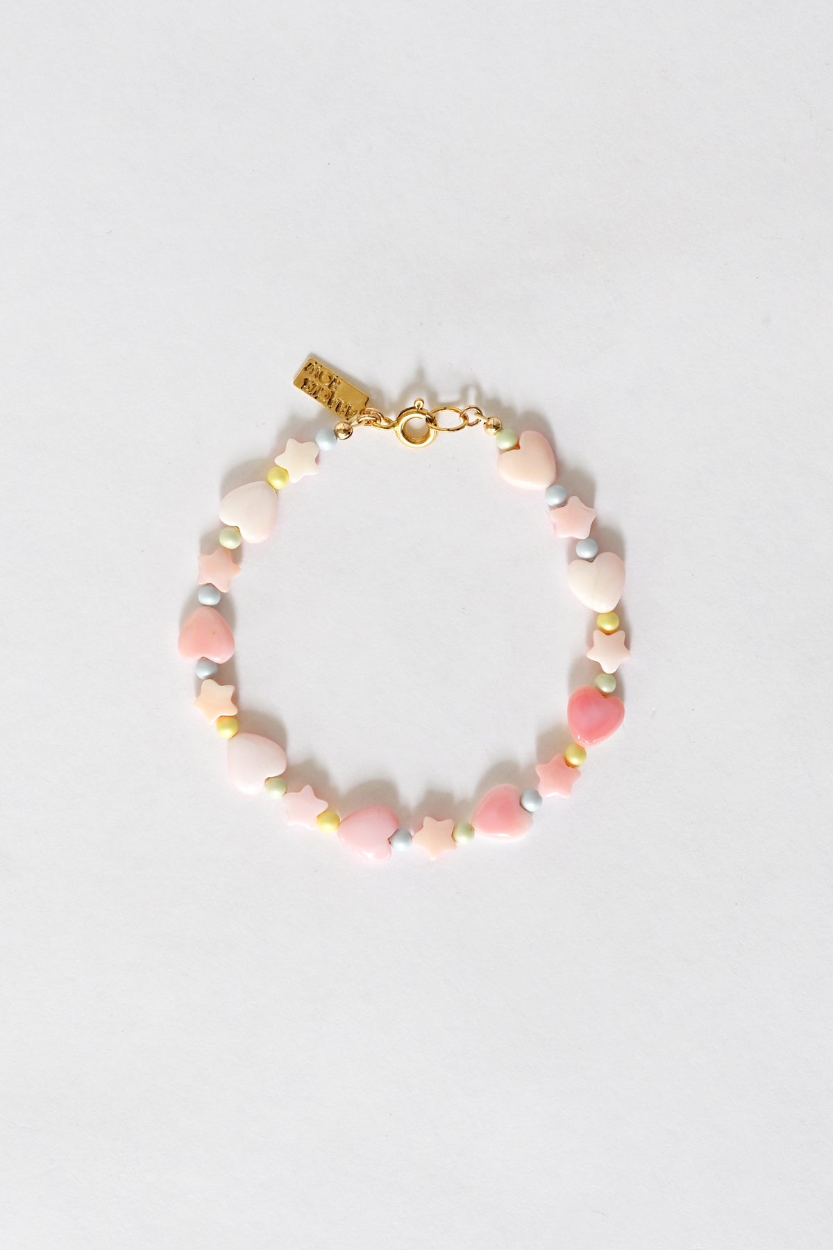 Dream Cloud Stars and Hearts Bracelet by Abacus Row Handmade Jewelry