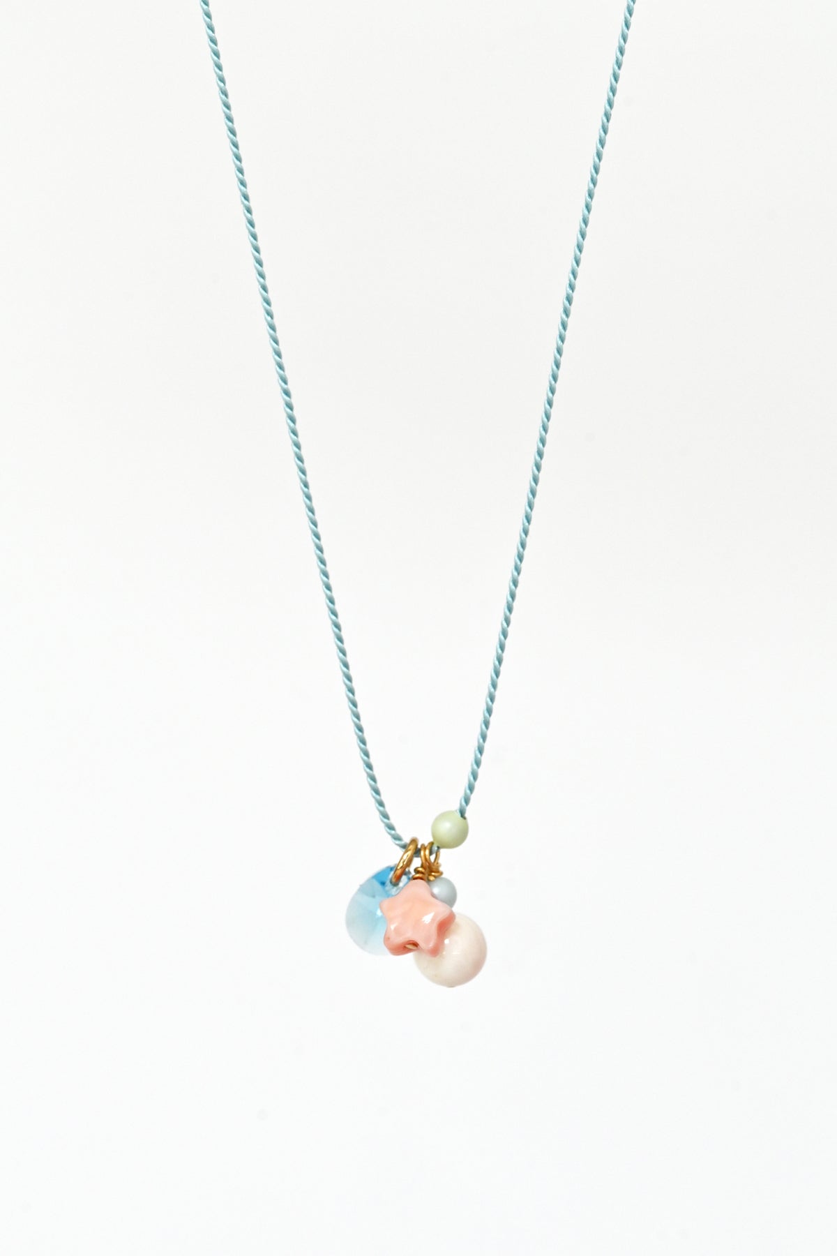 Dream Cloud Wishing Charms Necklace No10 by Abacus Row Handmade Jewelry