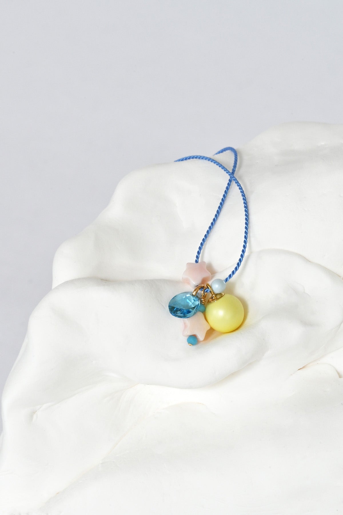 Styled Dream Cloud Wishing Charms Necklace No12 by Abacus Row Handmade Jewelry