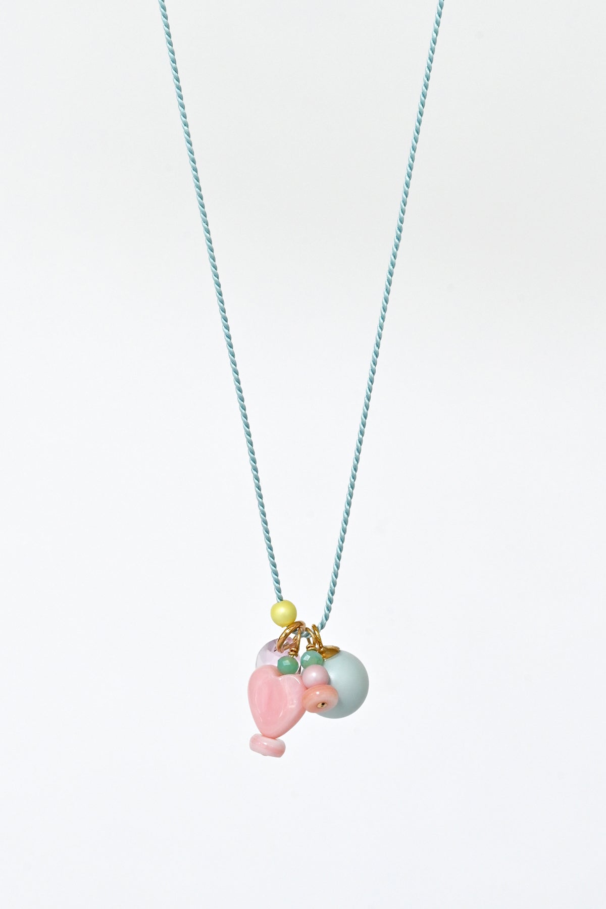 Dream Cloud Wishing Charms Necklace No18 by Abacus Row Handmade Jewelry