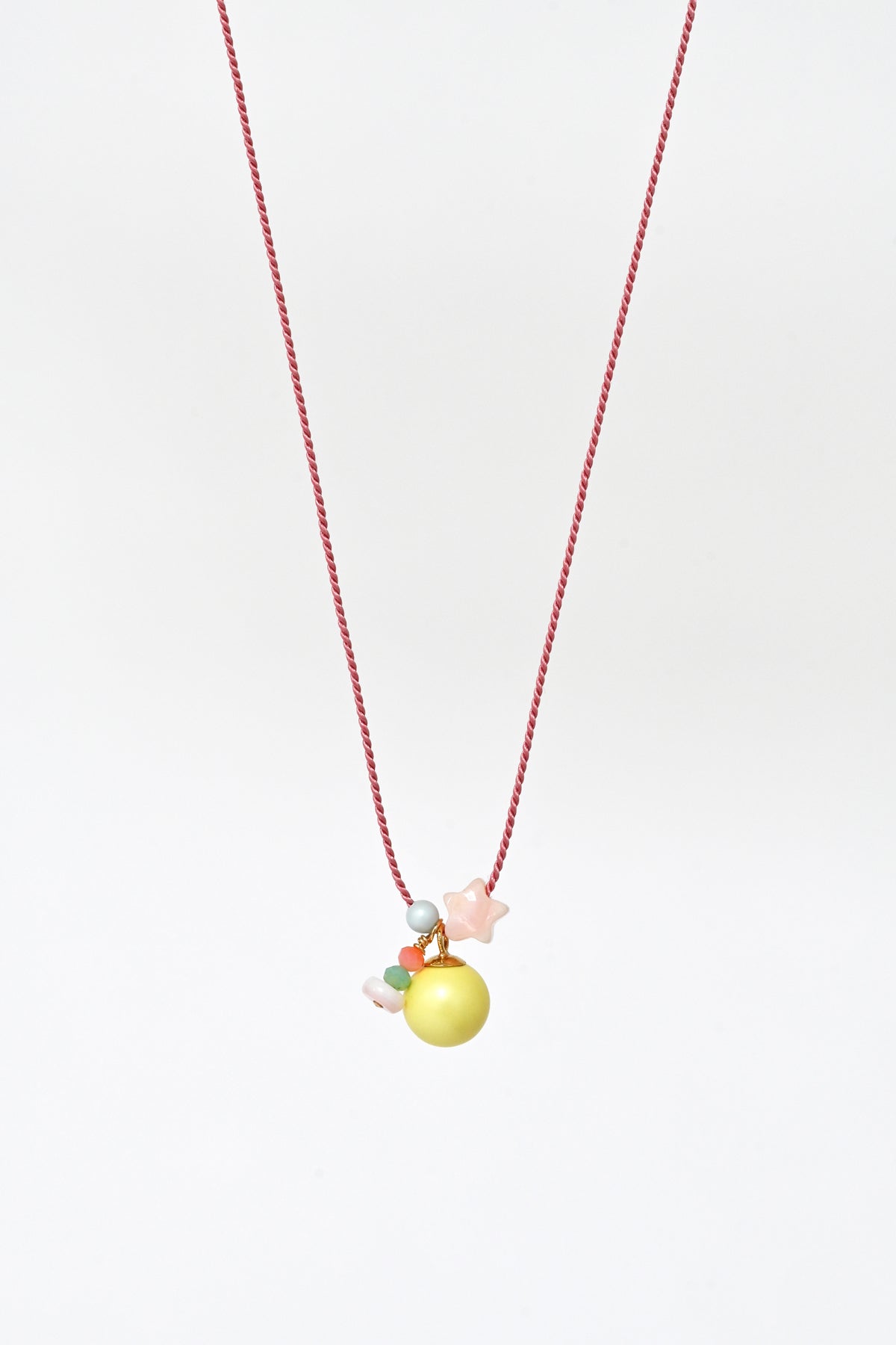Dream Cloud Wishing Charms Necklace No19 by Abacus Row Handmade Jewelry