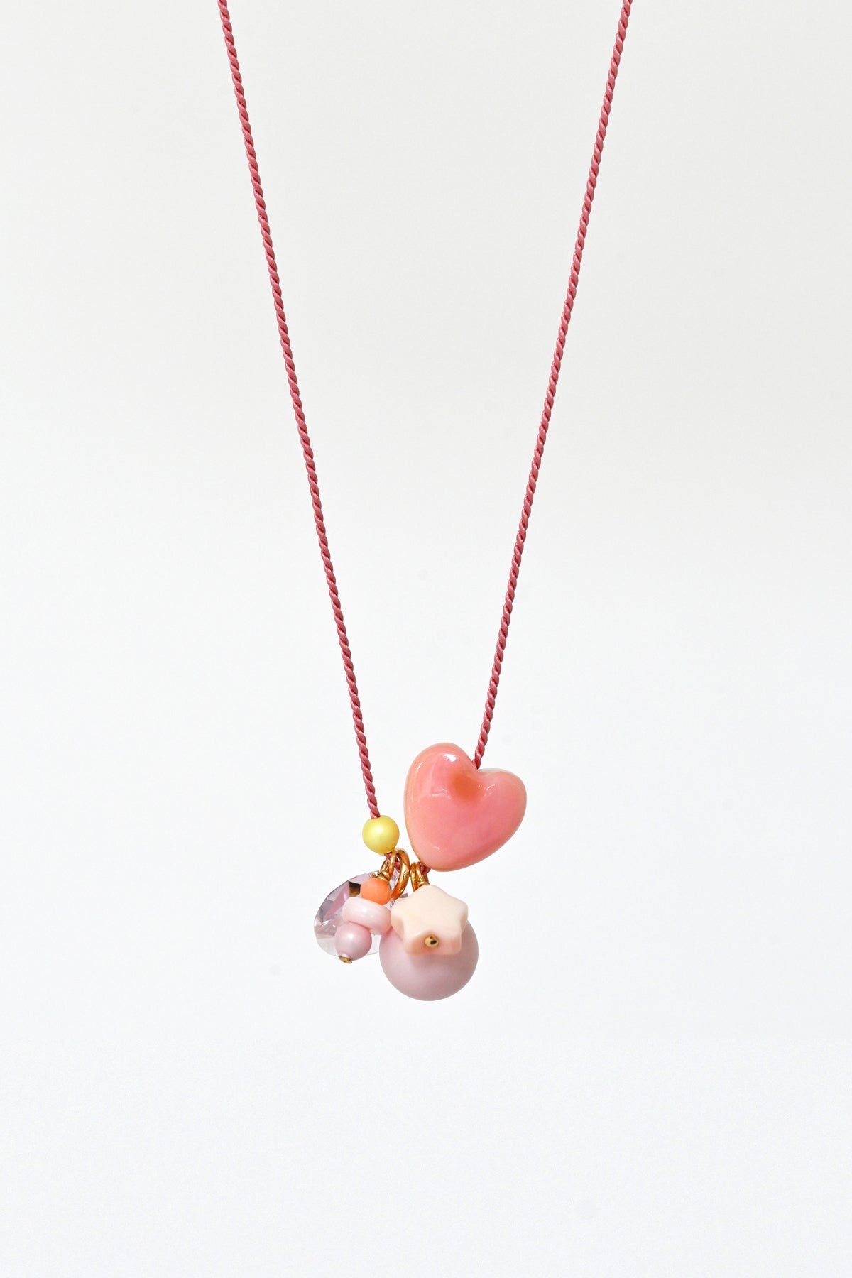 Dream Cloud Wishing Charms Necklace No20 by Abacus Row Handmade Jewelry