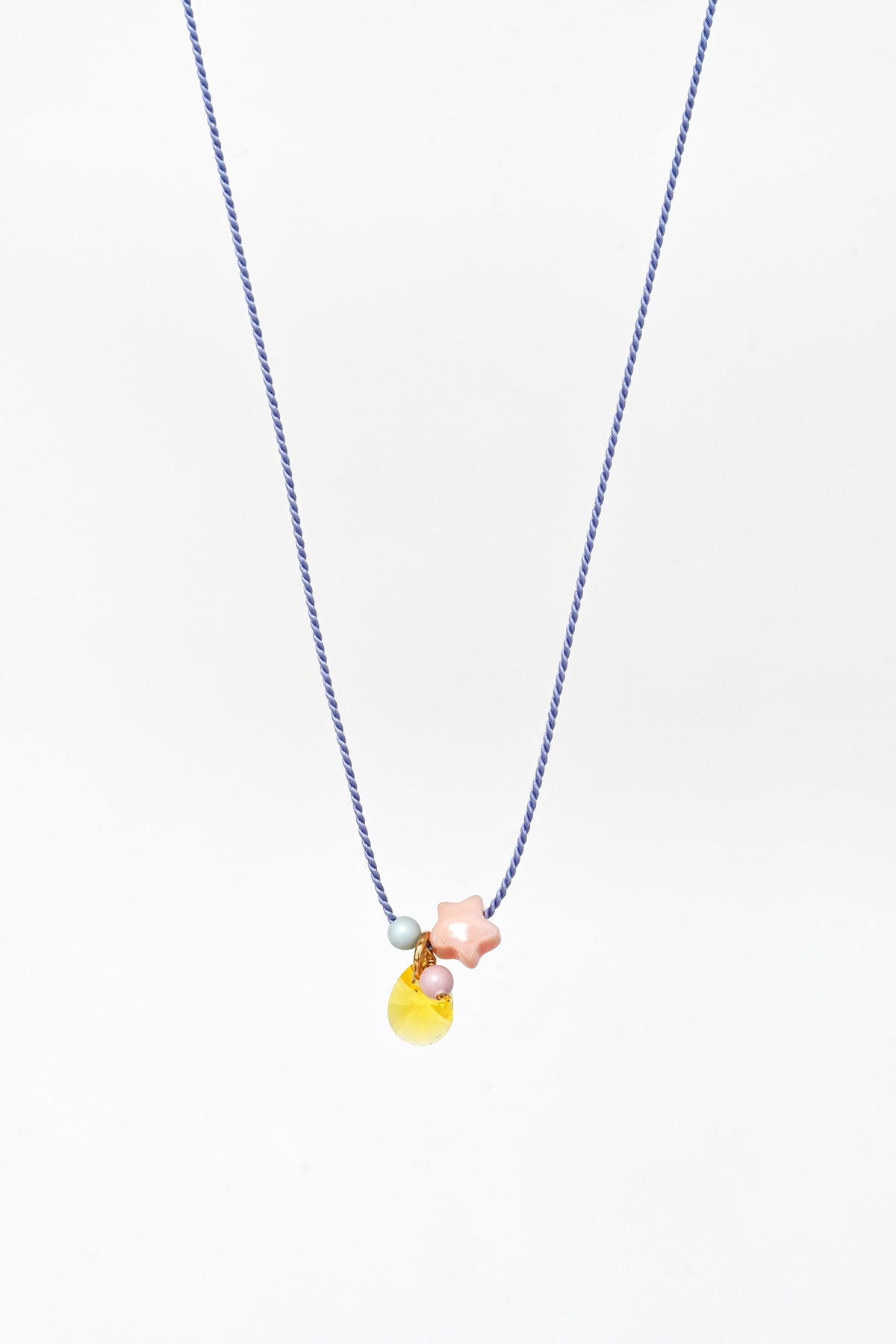 Dream Cloud Wishing Charms Necklace No4 by Abacus Row Handmade Jewelry