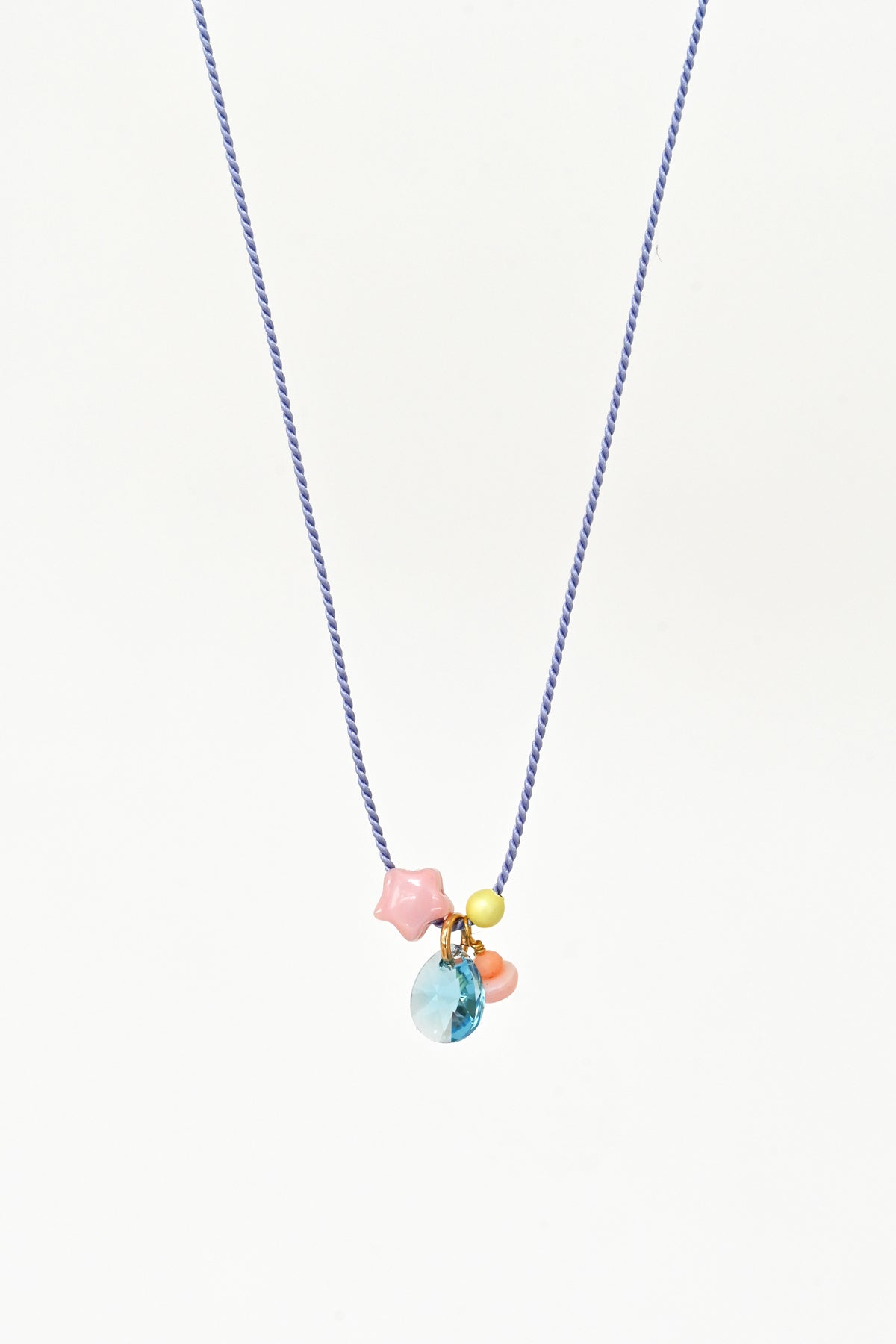Dream Cloud Wishing Charms Necklace No6 by Abacus Row Handmade Jewelry