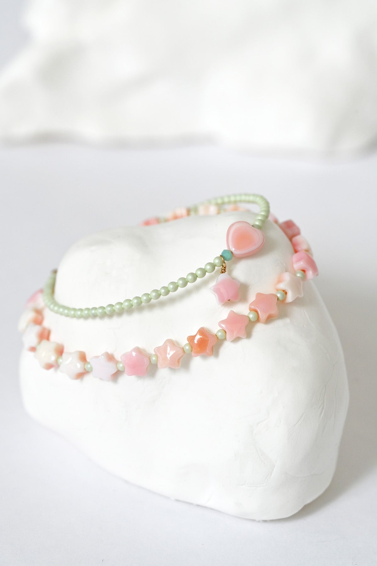 Green Dream Cloud Bracelets by Abacus Row Handmade Jewelry