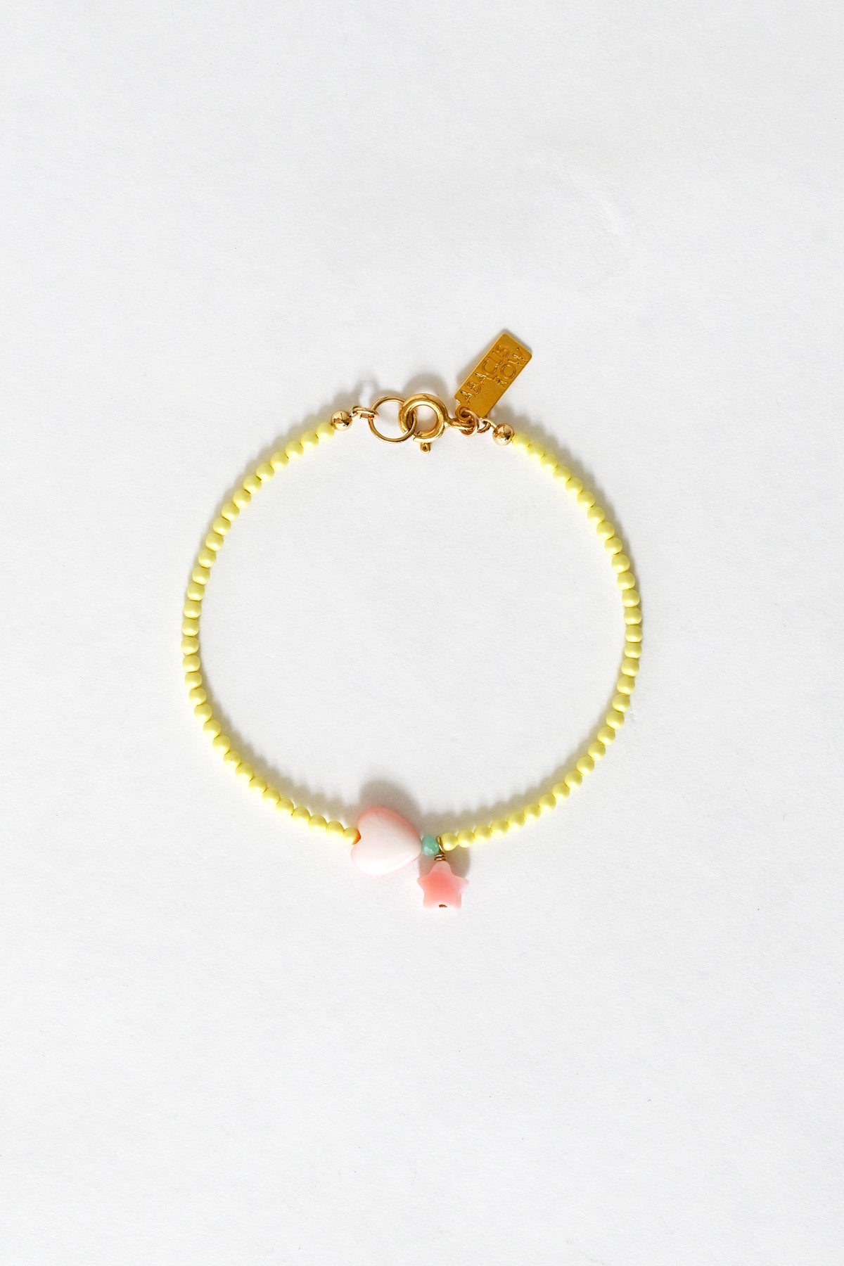 Dream Cloud Wishing Star and Heart Bracelet by Abacus Row Handmade Jewelry