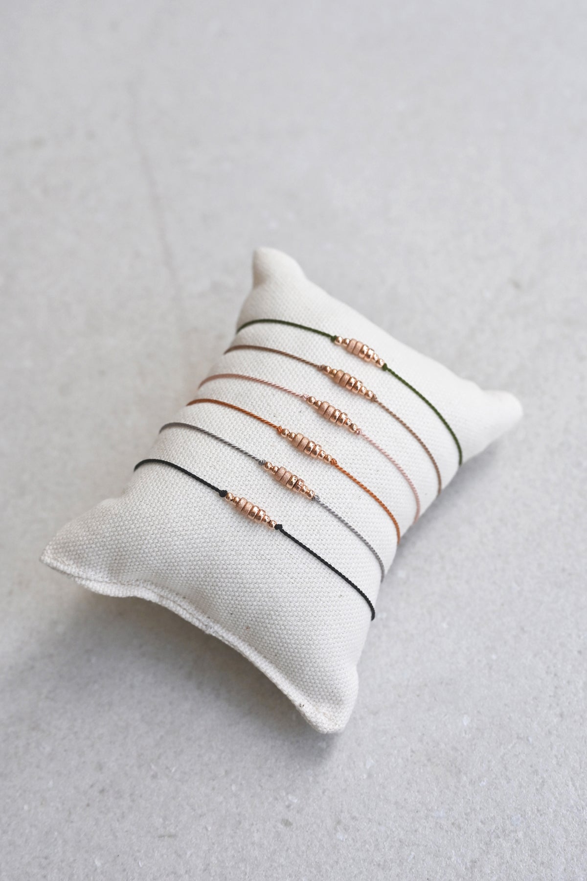 Selection of Friendship Bracelet No.5 by Abacus Row Handmade Jewelry