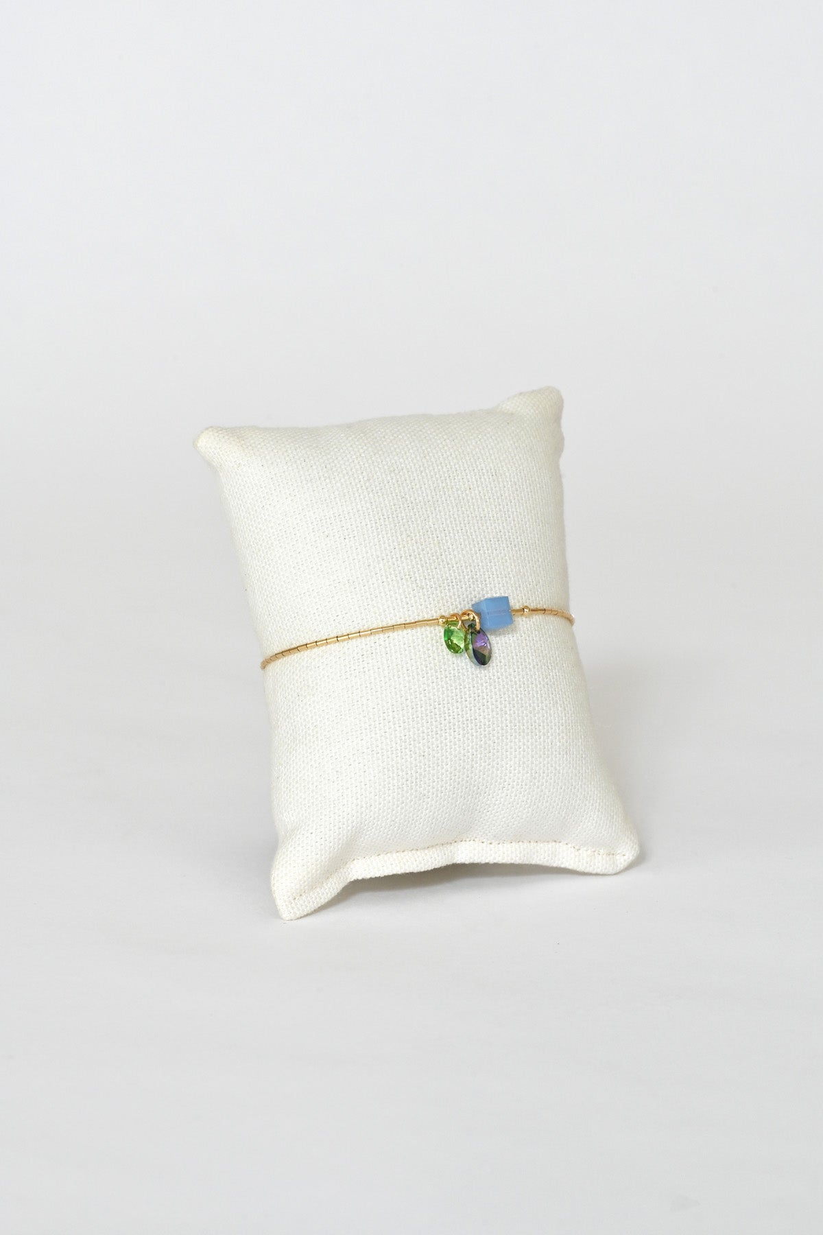 Linaria Bracelet No.10 front from the Garden Collection at Abacus Row Handmade Jewelry