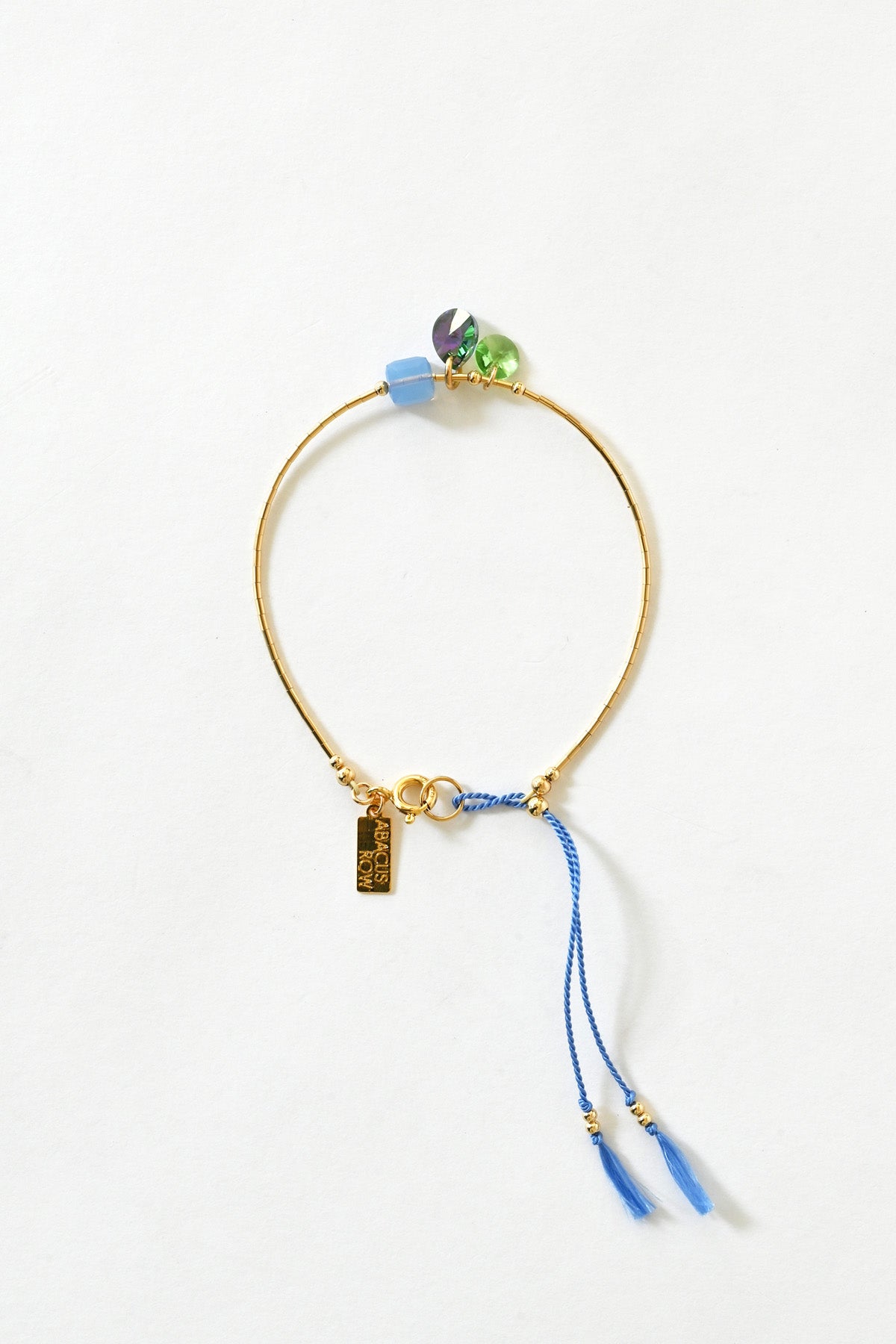 Linaria Bracelet No.10 top from the Garden Collection at Abacus Row Handmade Jewelry