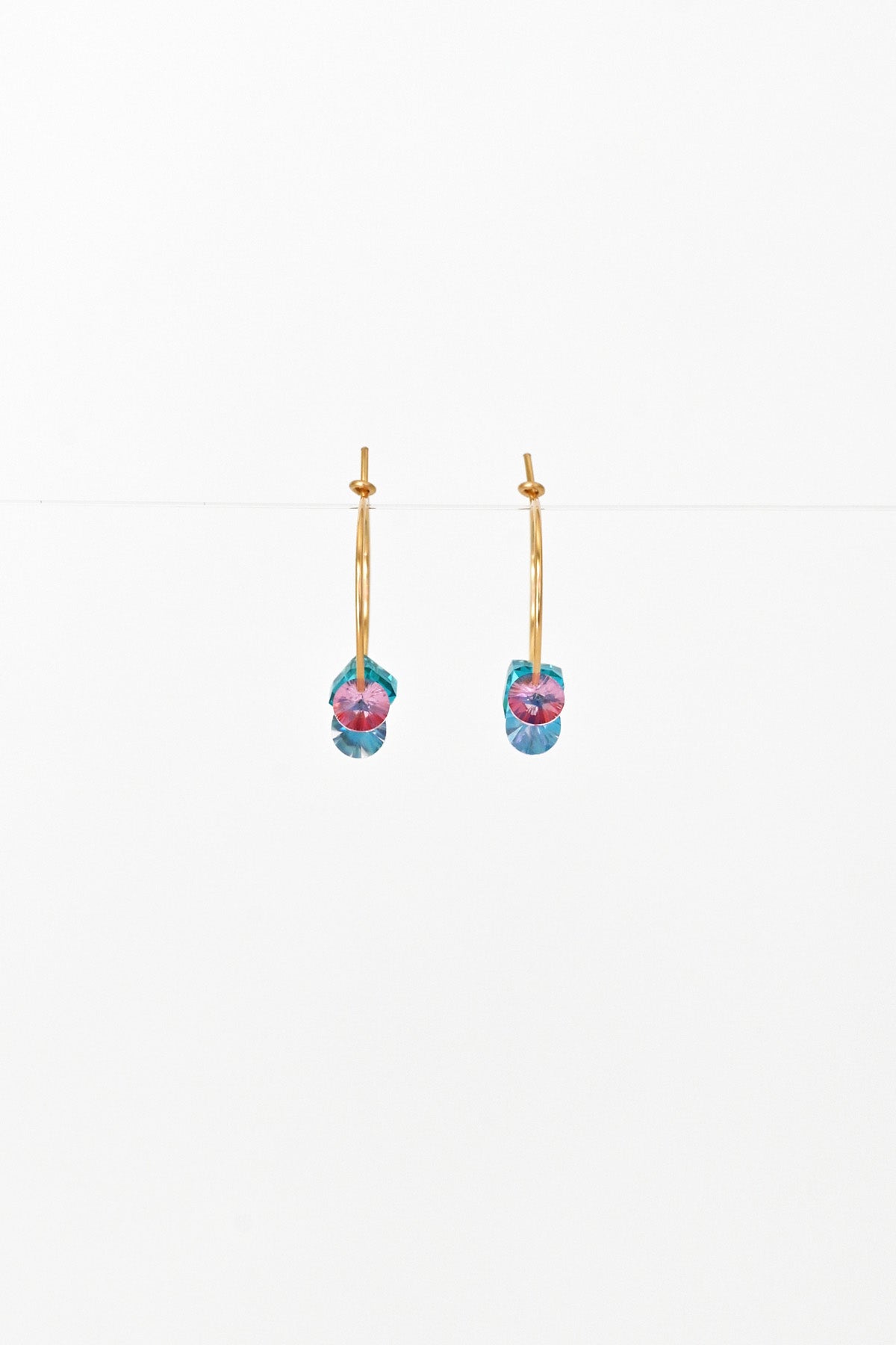 Linaria Earrings No2 front view by Abacus Row Handmade Jewelry
