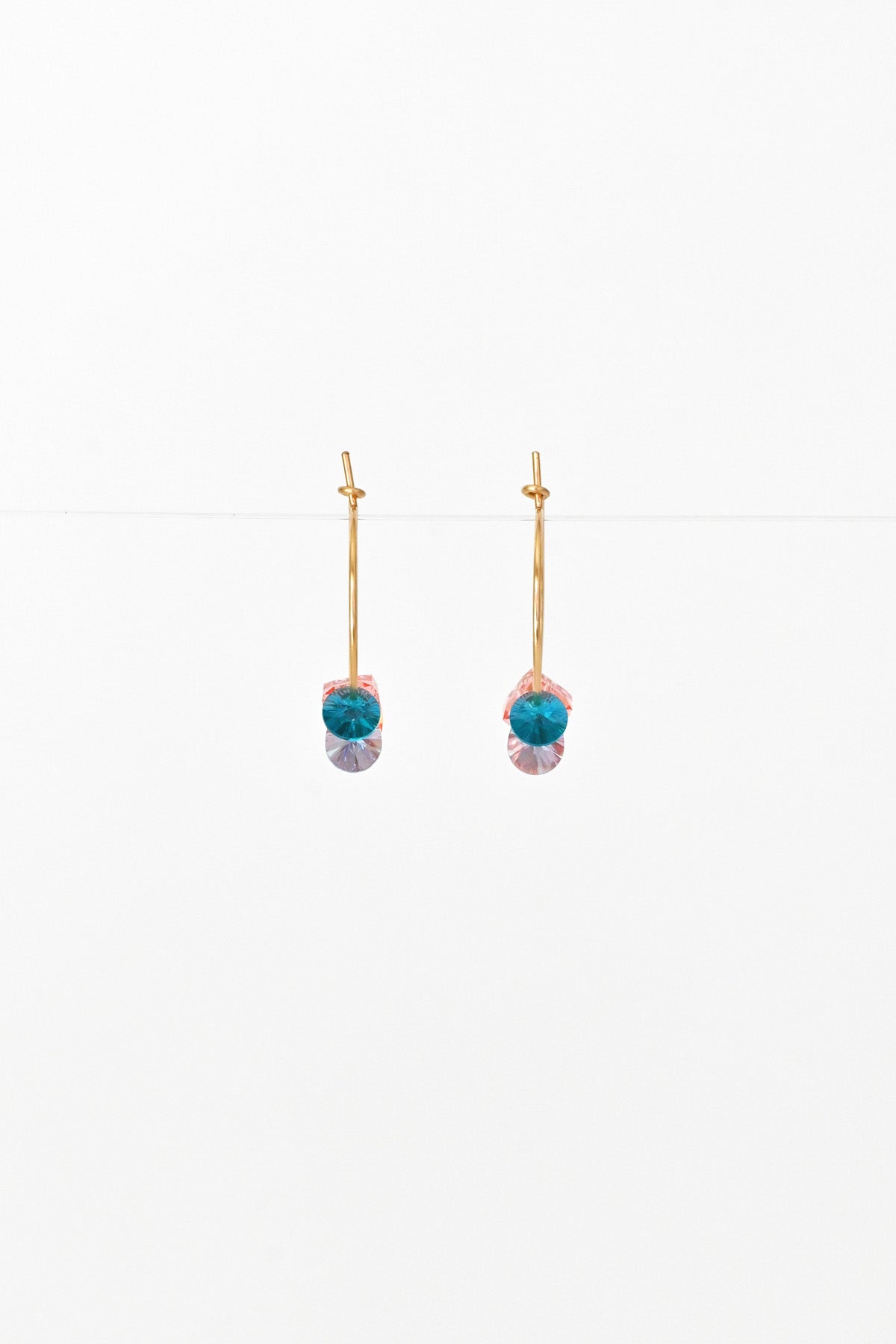 Linaria Earrings No3 front view by Abacus Row Handmade Jewelry