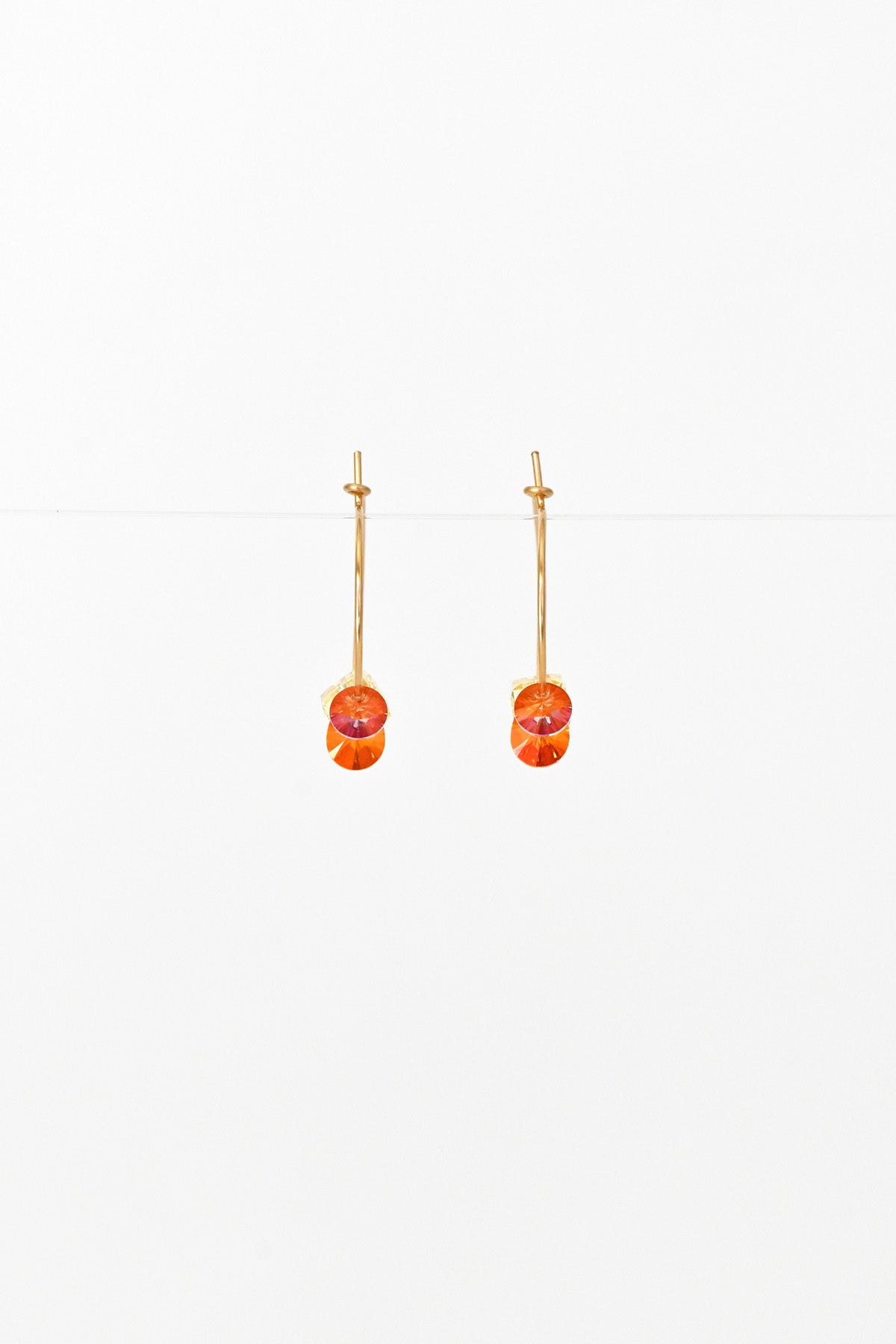 Linaria Earrings No4 front view by Abacus Row Handmade Jewelry