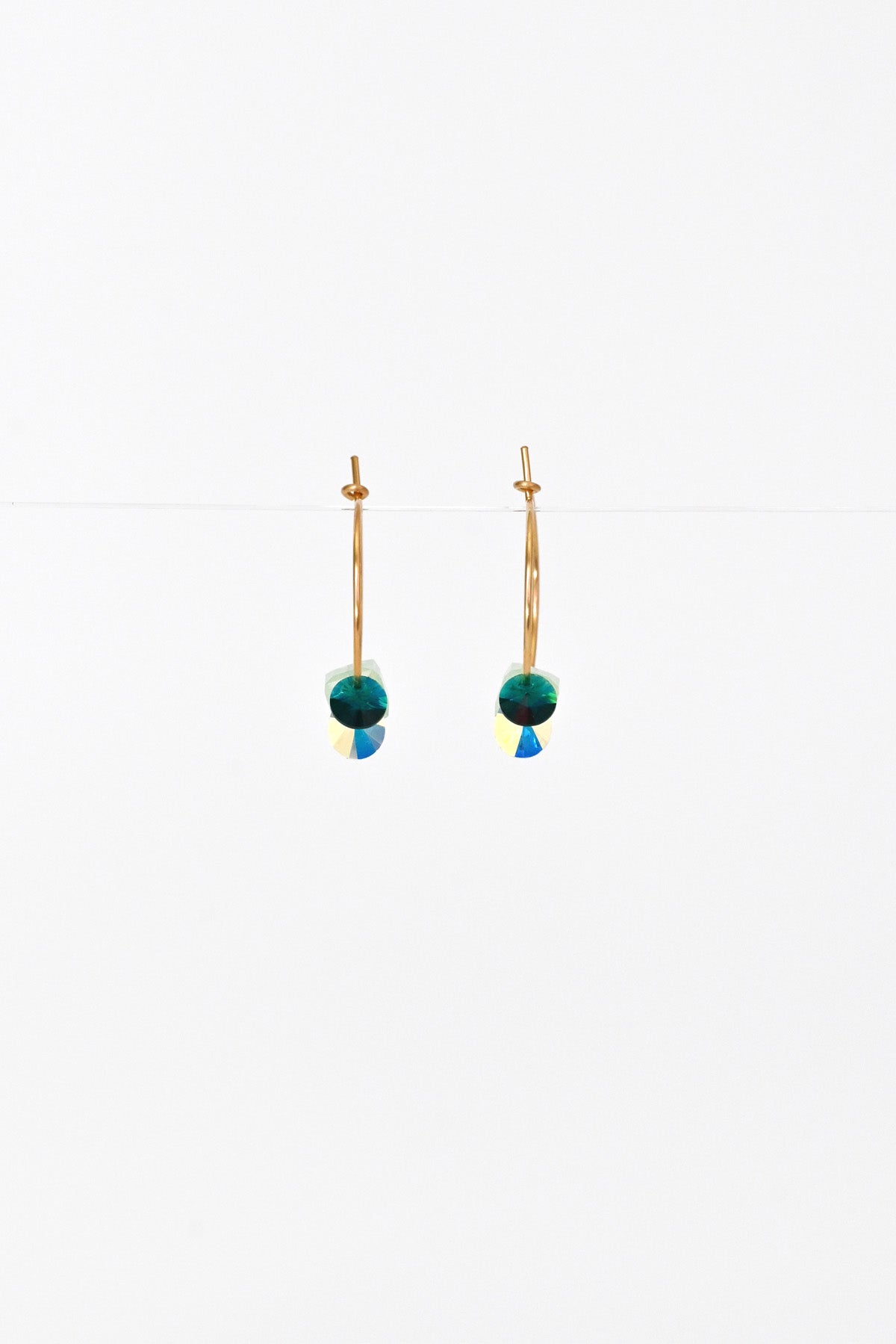 Linaria Earrings No6 front view by Abacus Row Handmade Jewelry