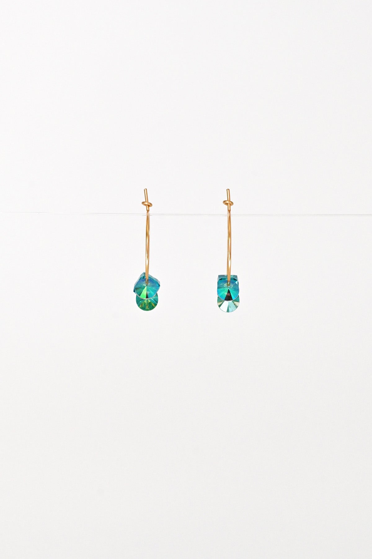 Linaria Earrings No7 front view by Abacus Row Handmade Jewelry