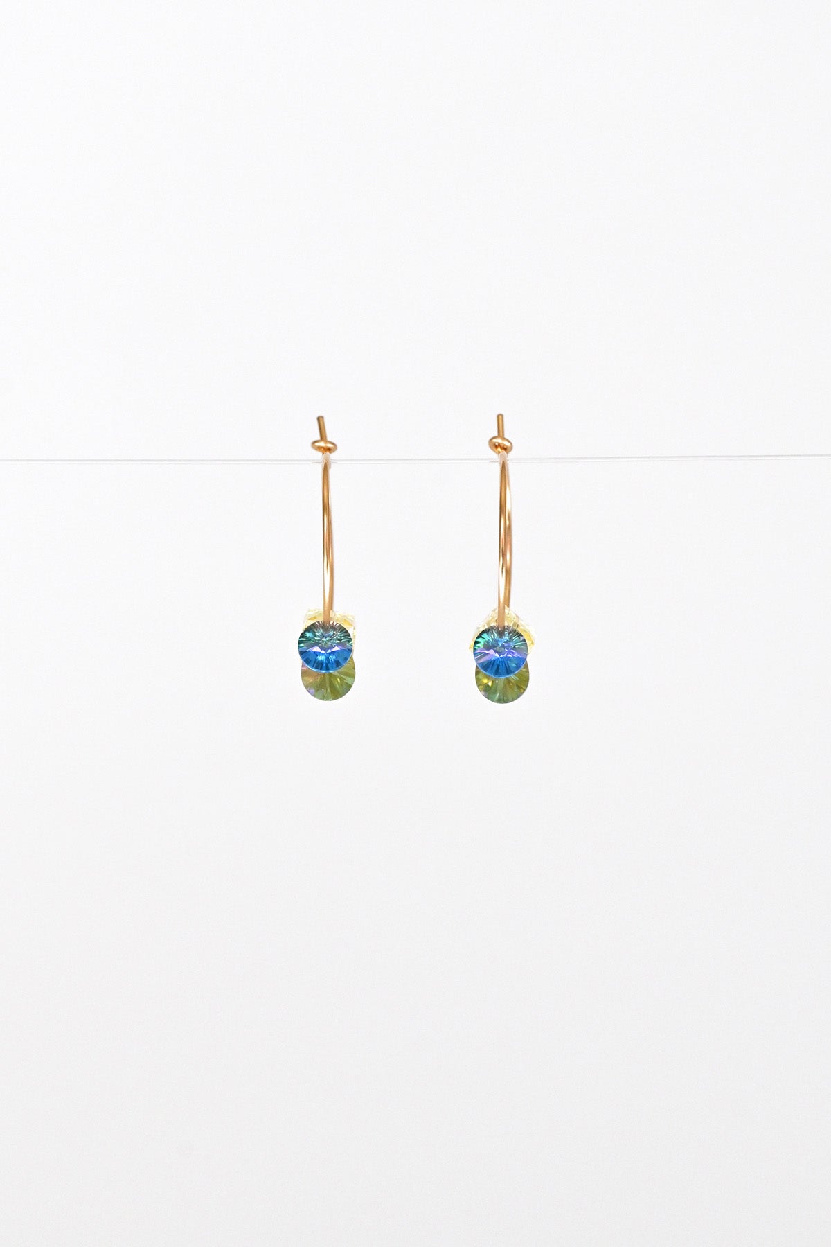 Linaria Earrings No8 front view by Abacus Row Handmade Jewelry