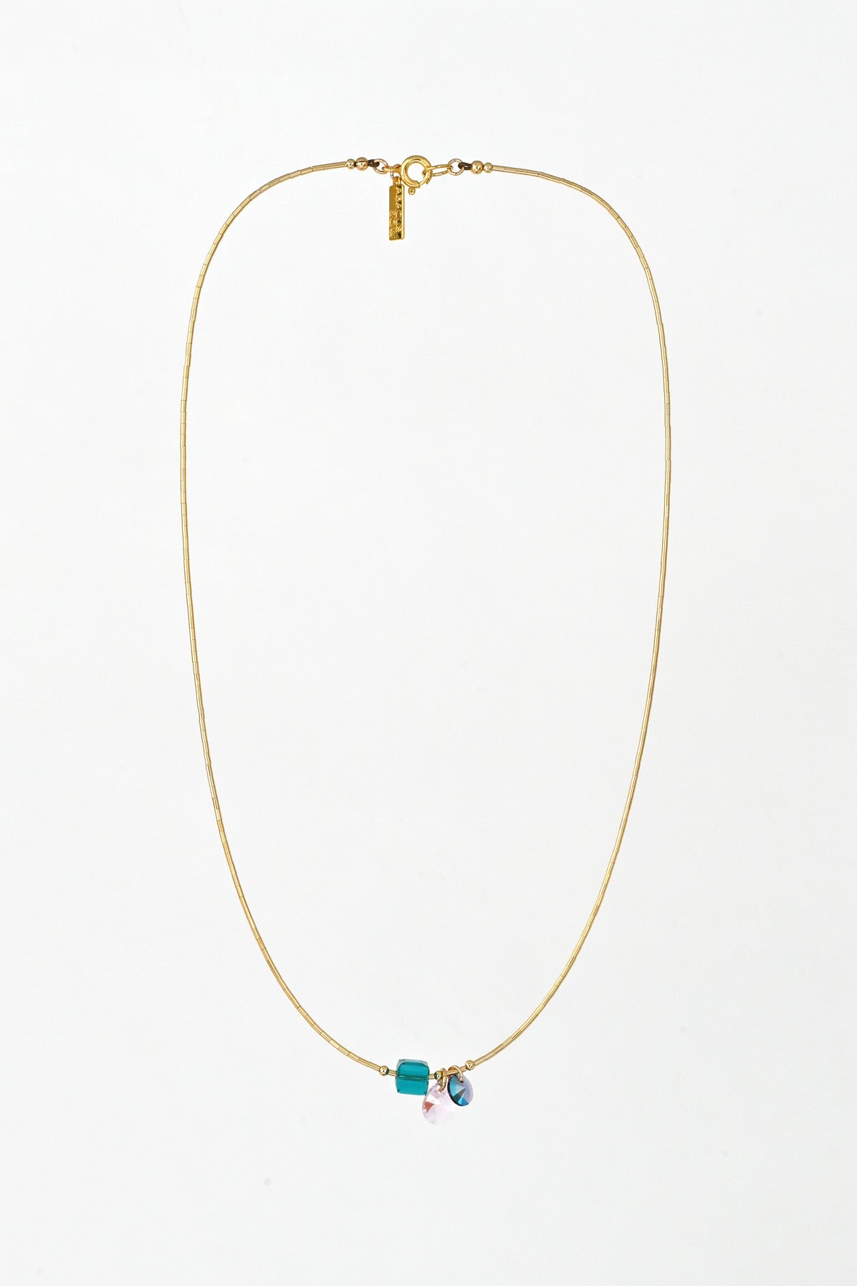 Linaria Necklace No.9 from the Garden Collection at Abacus Row Handmade Jewelry