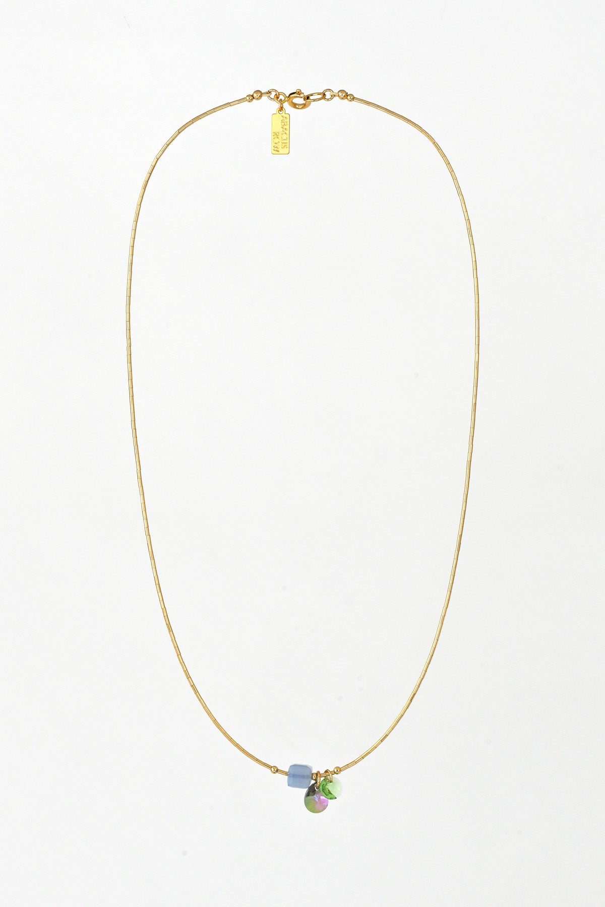 Linaria Necklace No.10 from the Garden Collection at Abacus Row Handmade Jewelry