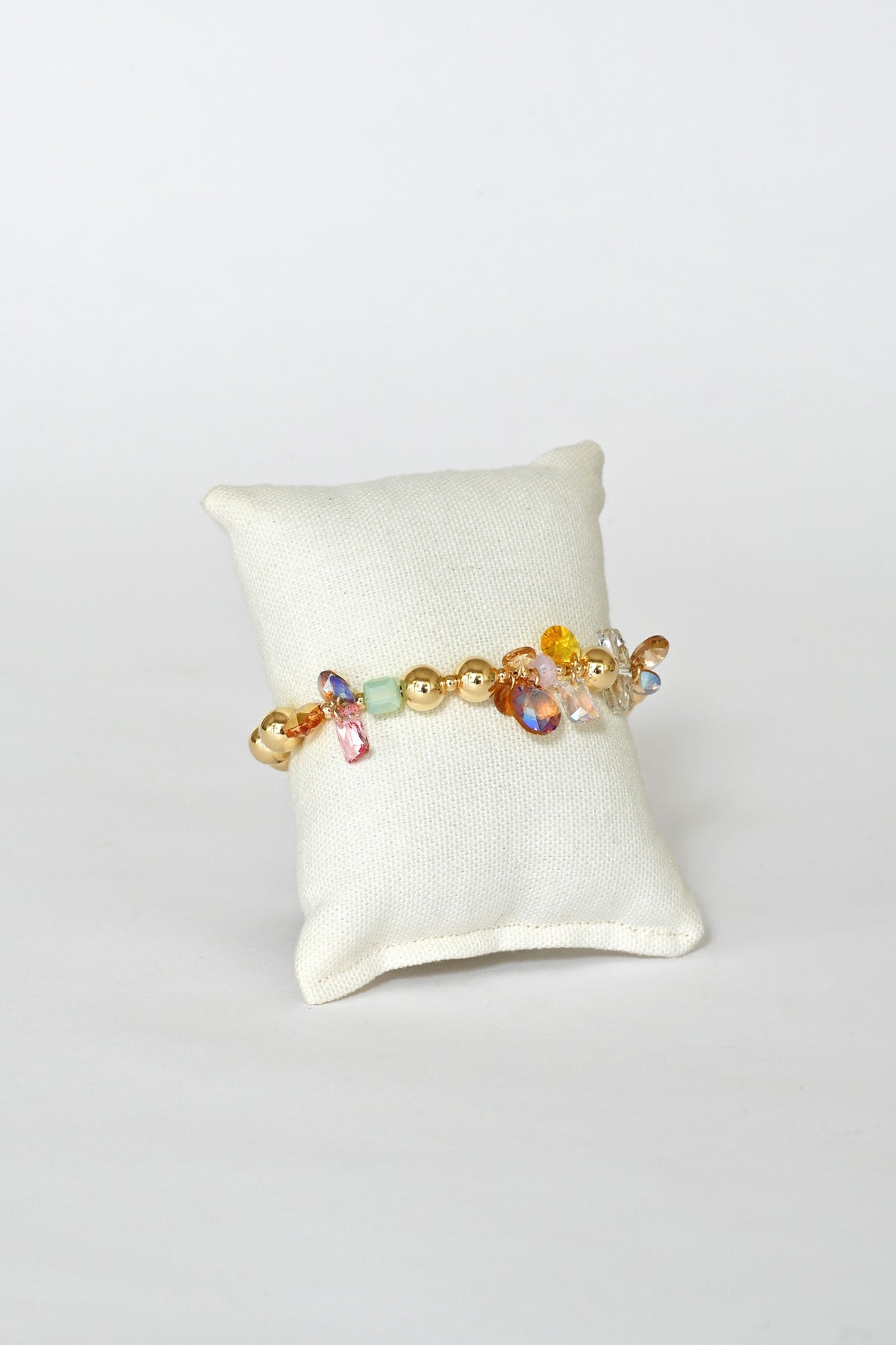 Moon Flower Bracelet No.17 front from the Garden Collection at Abacus Row Jewelry