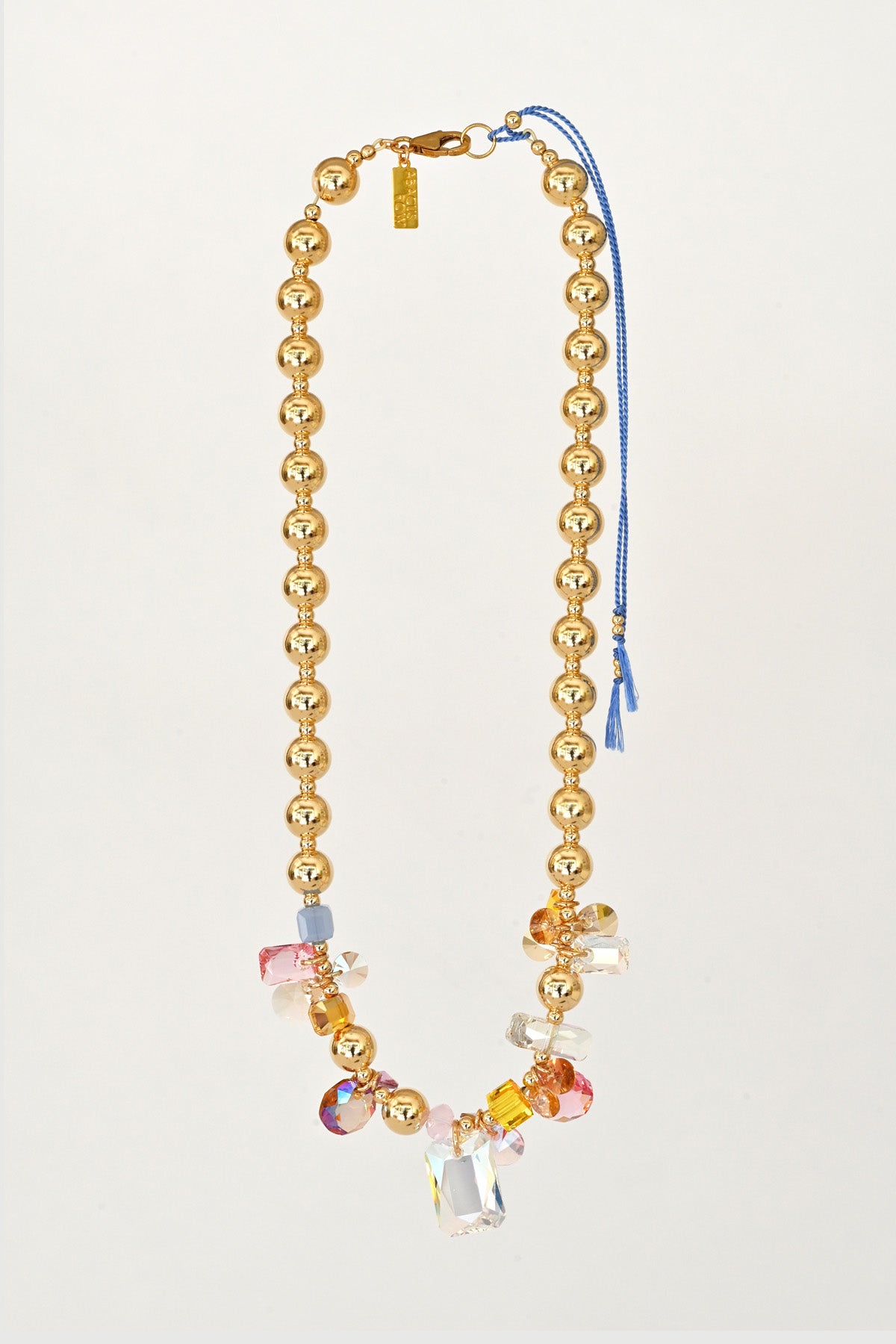 Moon Flower Necklace No.16 from the Garden Collection at Abacus Row Handmade Jewelry