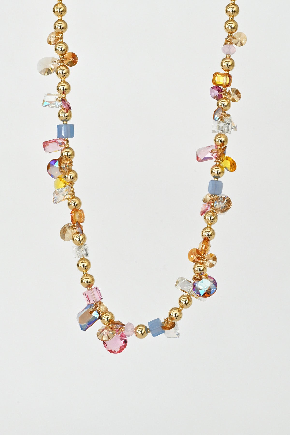 Superbloom Necklace No.16 detail from the Garden Collection at Abacus Row Handmade Jewelry