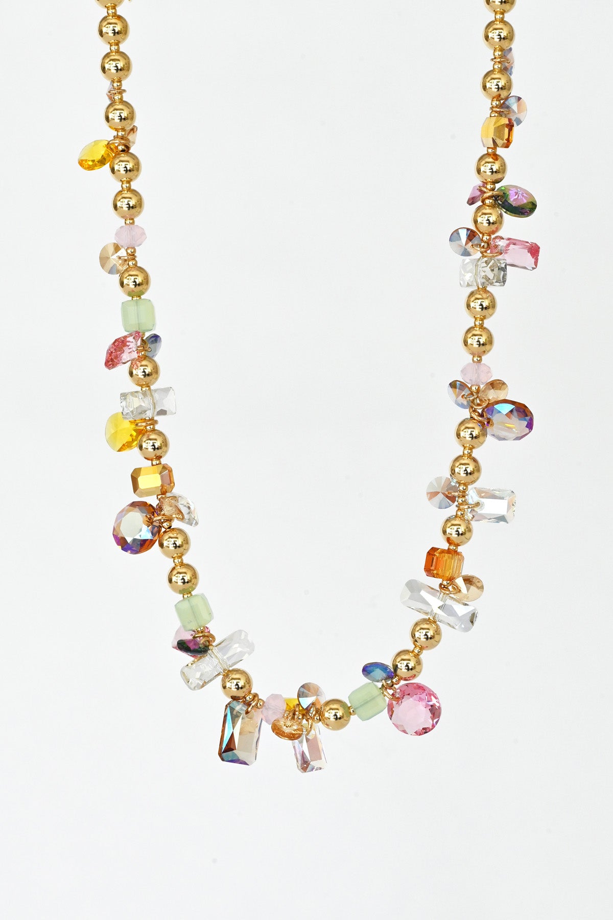Superbloom Necklace No.17 detail from the Garden Collection at Abacus Row Handmade Jewelry