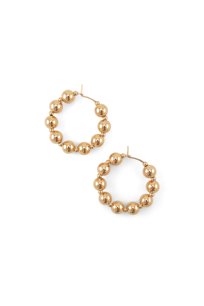 Jiu Jiu Hoop Earrings in the Yuan Yuan Collection by Abacus Row