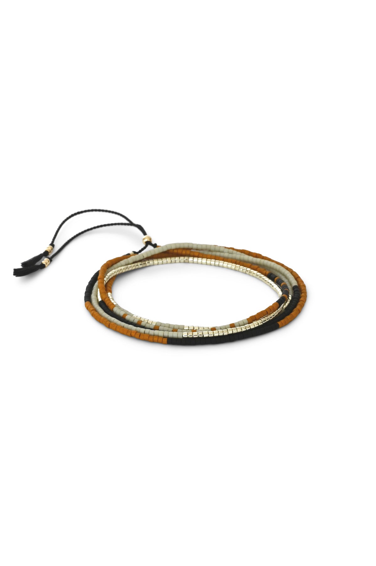 Kego Bracelet Wrap in Tundra by Abacus Row Handmade Jewelry