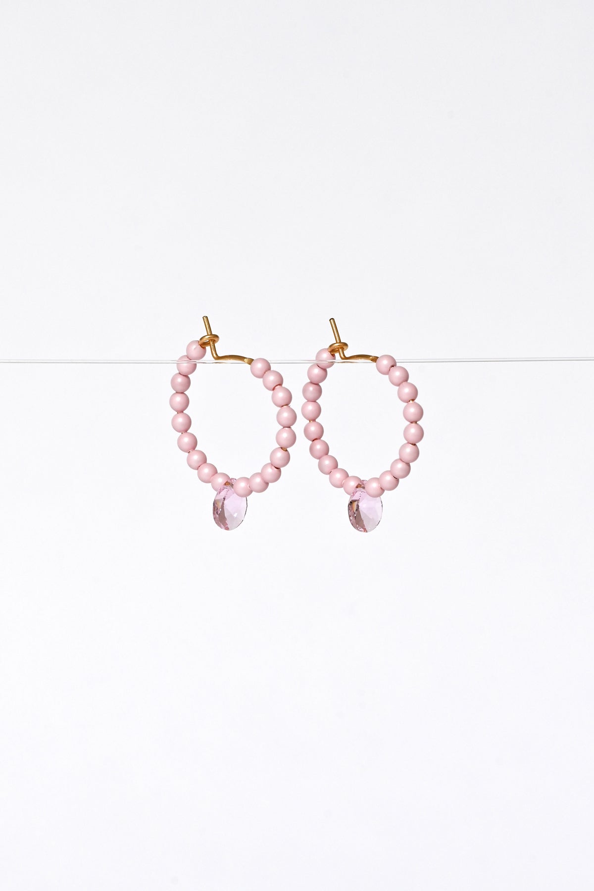 Side View of the Lala Earrings by Abacus Row Handmade Jewelry