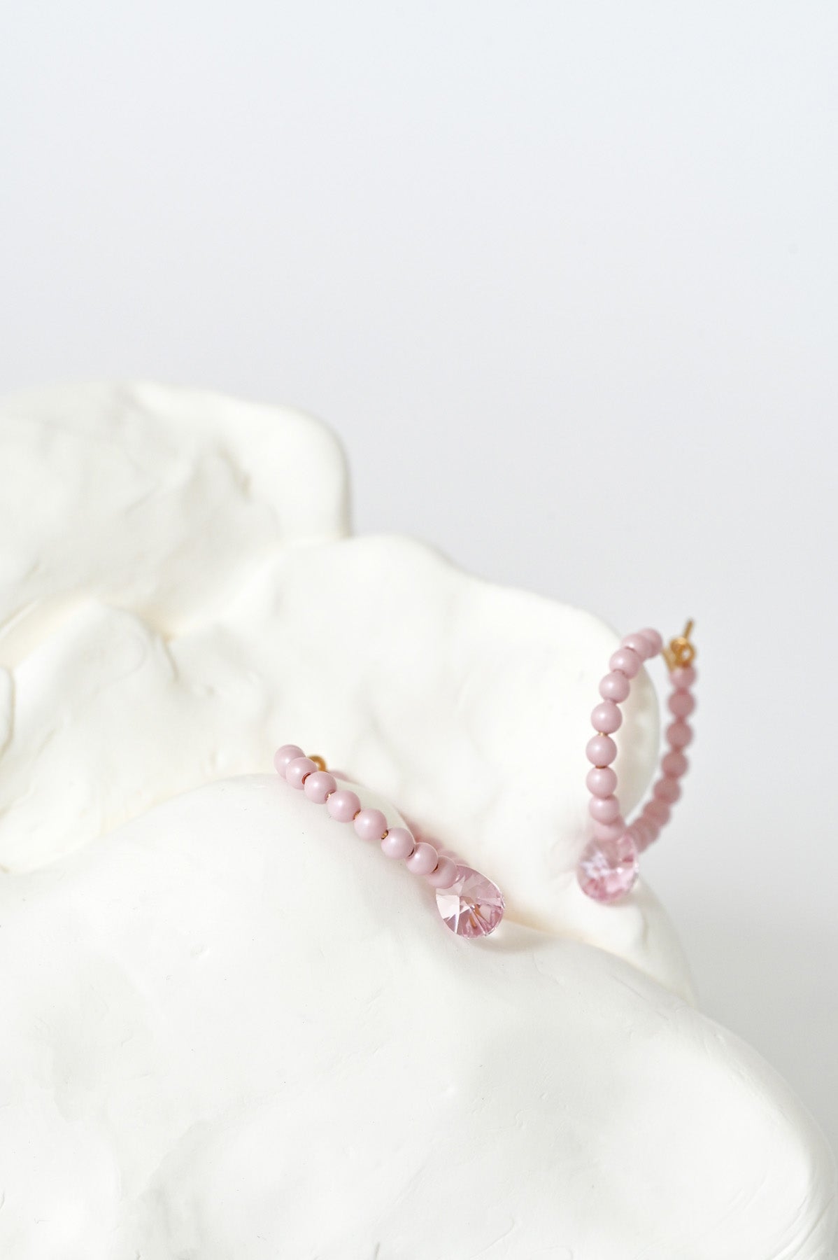 Front View of the Lala Earrings by Abacus Row Handmade Jewelry