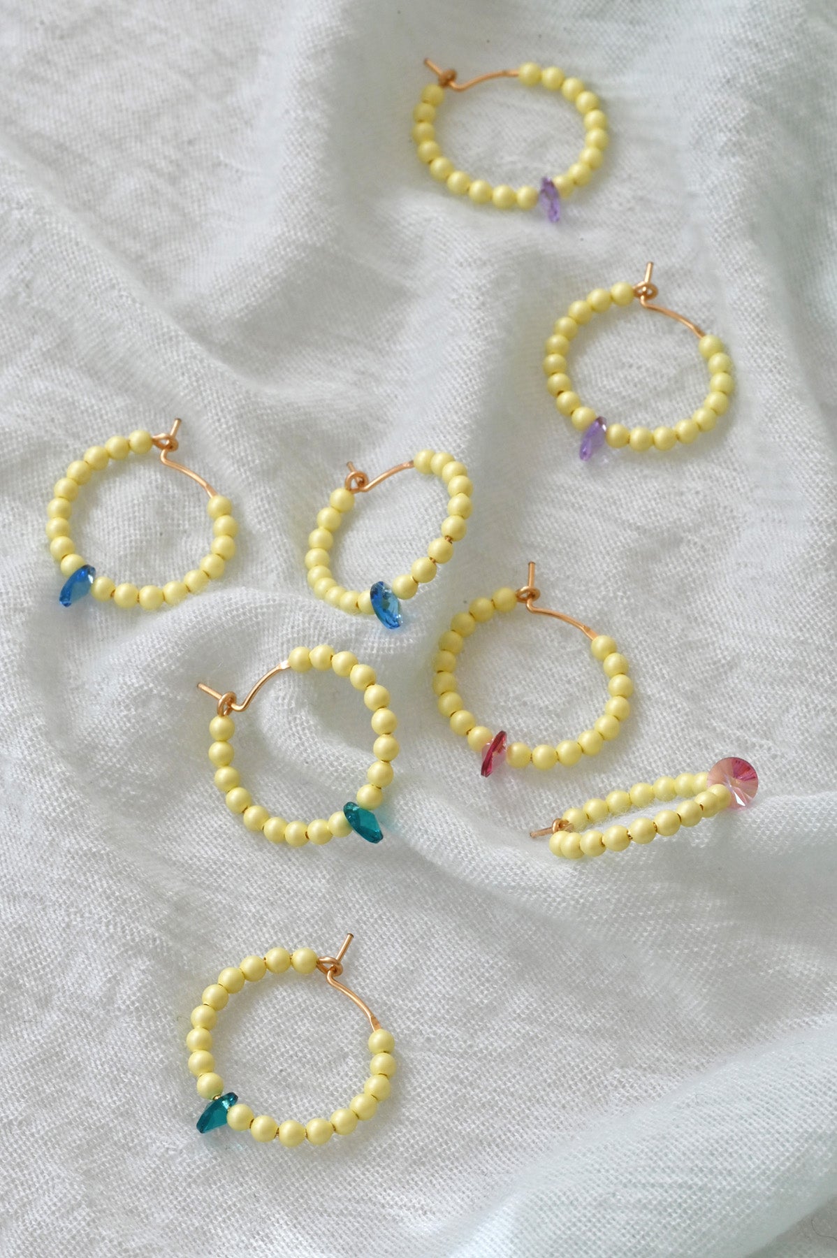 Little Moon Earrings, Clarity