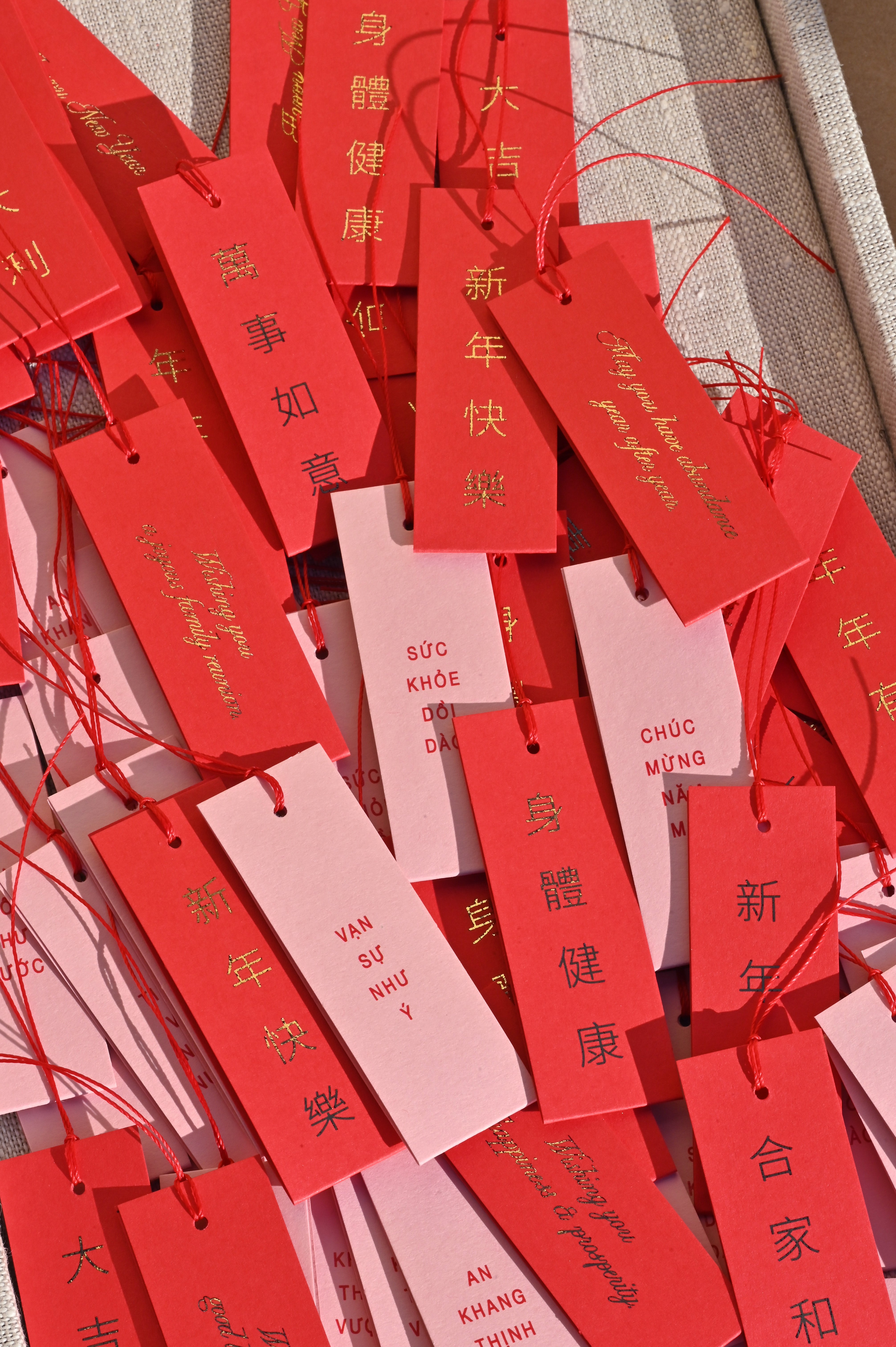 Lunar New Year Hanging Charms at Abacus Row Handmade Jewelry