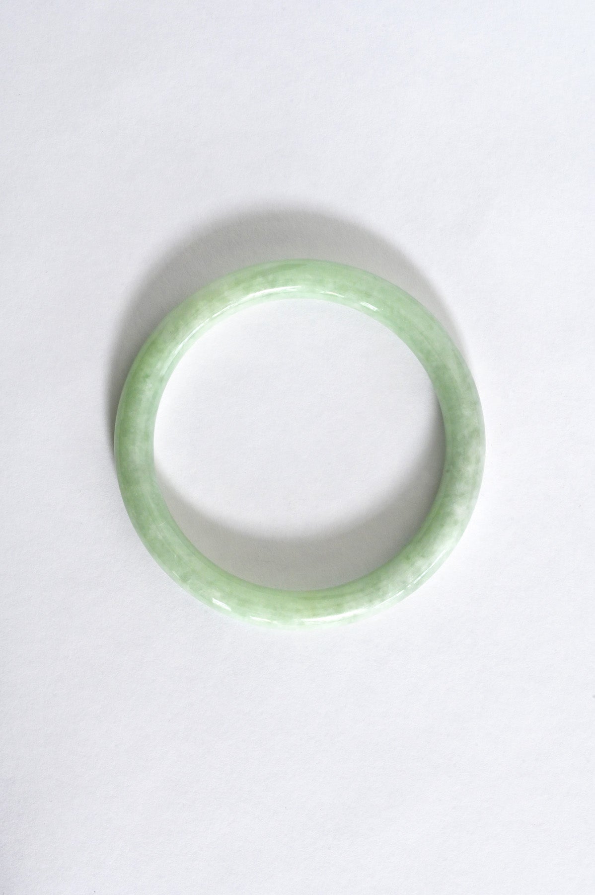 Mai Jade Bangle No.1 at Abacus Row Handmade Jewelry
