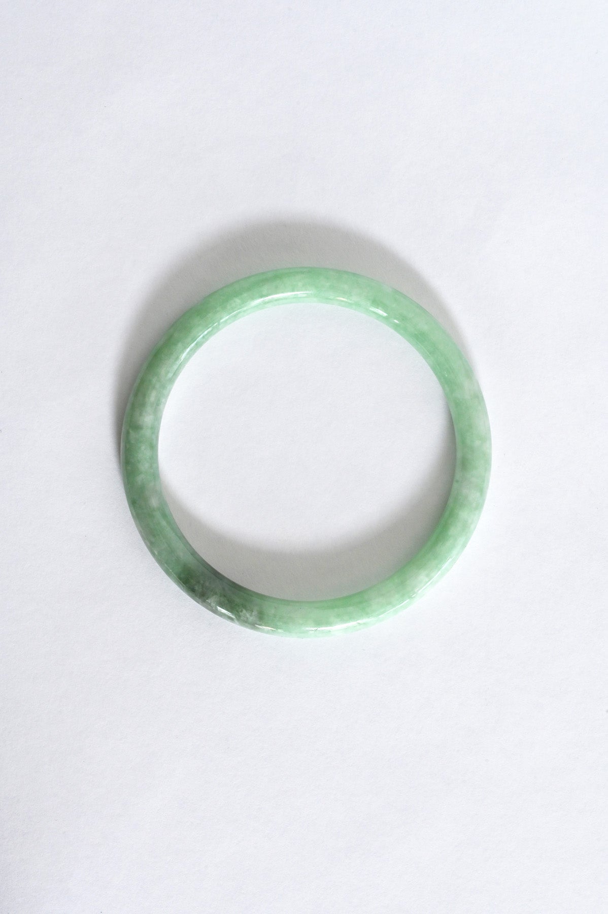 Mai Jade Bangle No.3 at Abacus Row Handmade Jewelry