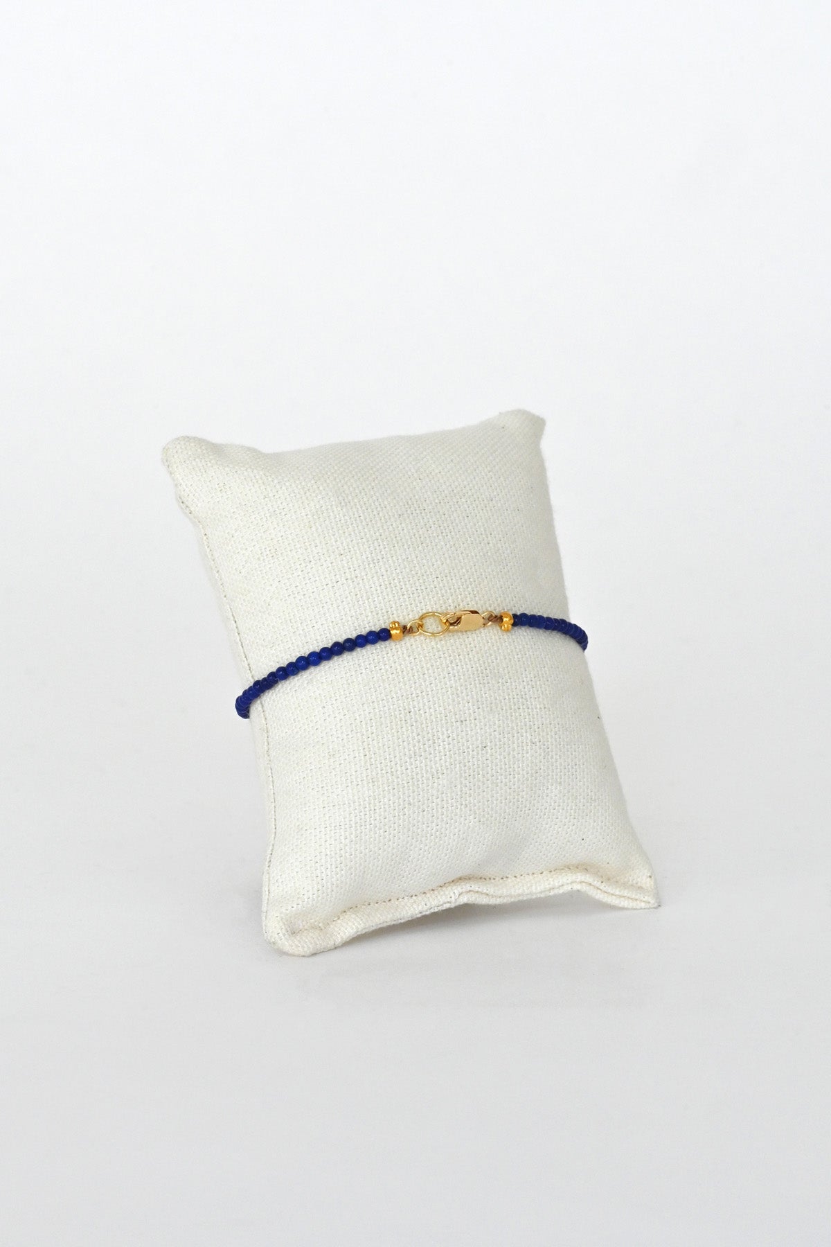 Mai Lapis Sapphire 18k Bracelet back at Abacus Row Handmade Jewelry