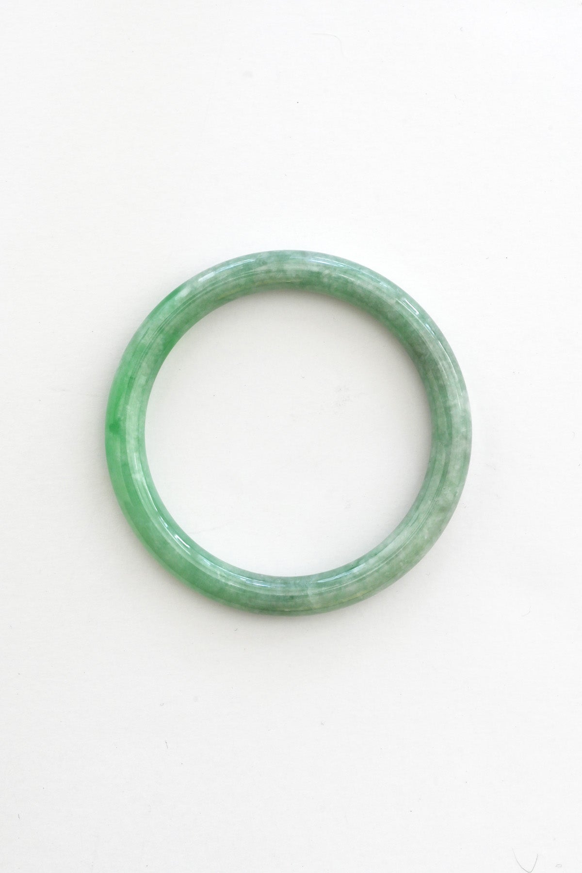 Mai Jade Bangle No.30 at Abacus Row Handmade Jewelry