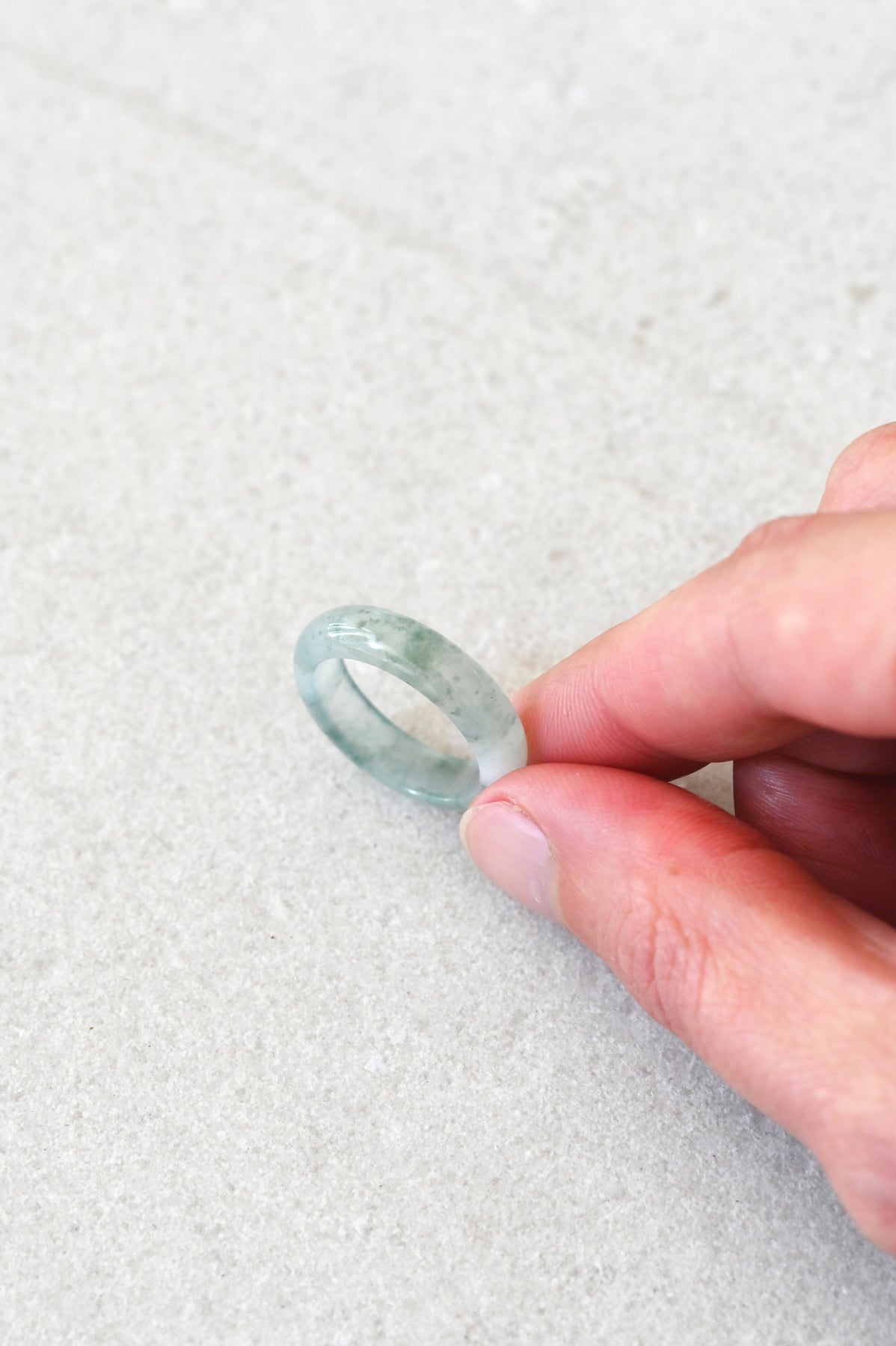 Mai Jade Ring No.5 Detail at Abacus Row Handmade Jewelry