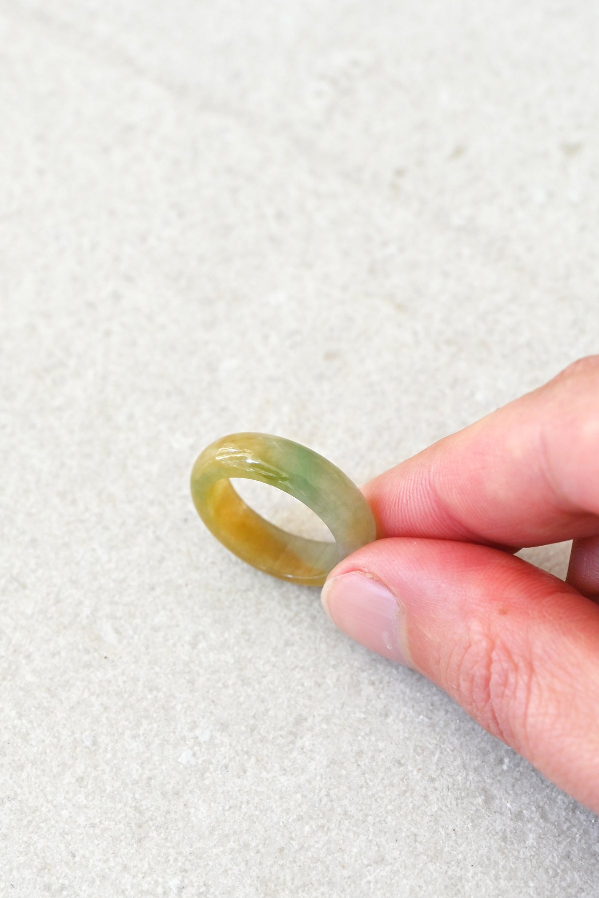 Mai Jade Ring No.7 Detail at Abacus Row Handmade Jewelry