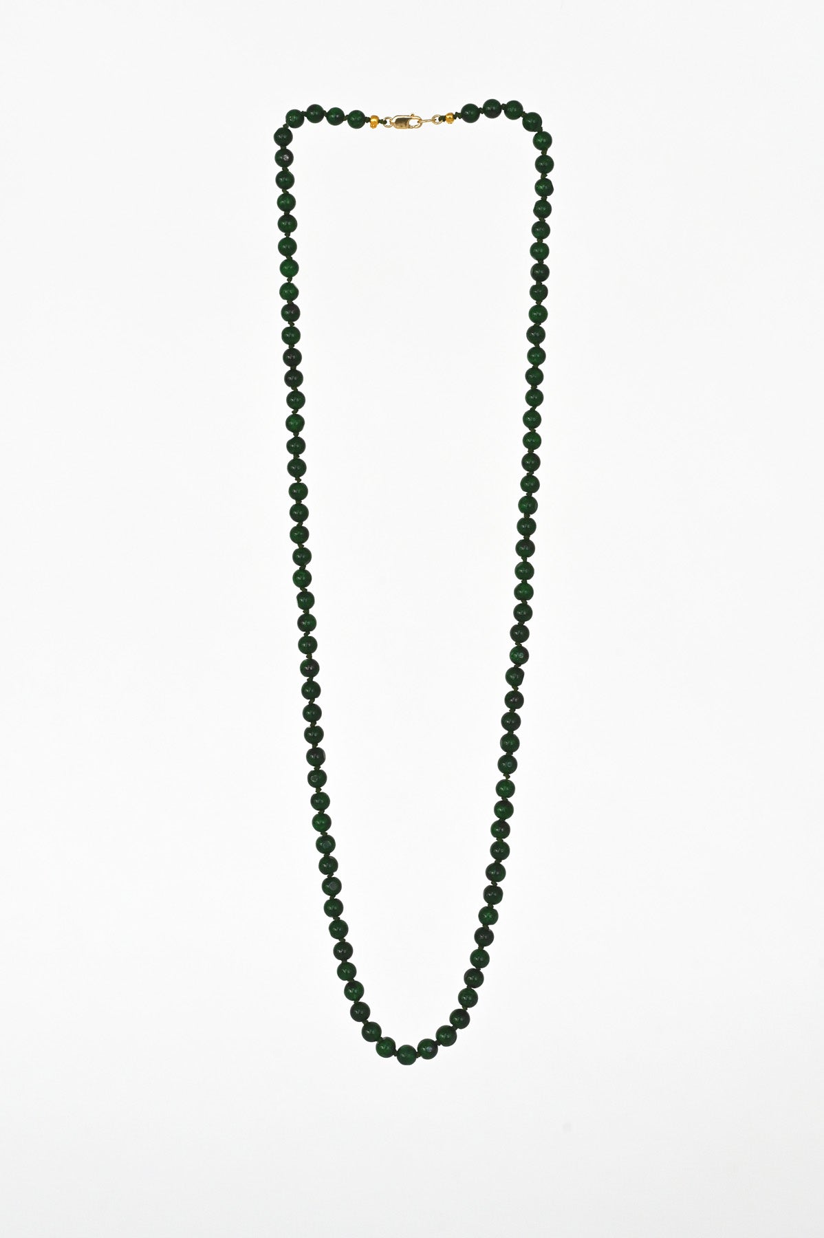 Mai Beaded Jade Necklace No.2 at Abacus Row Handmade Jewelry