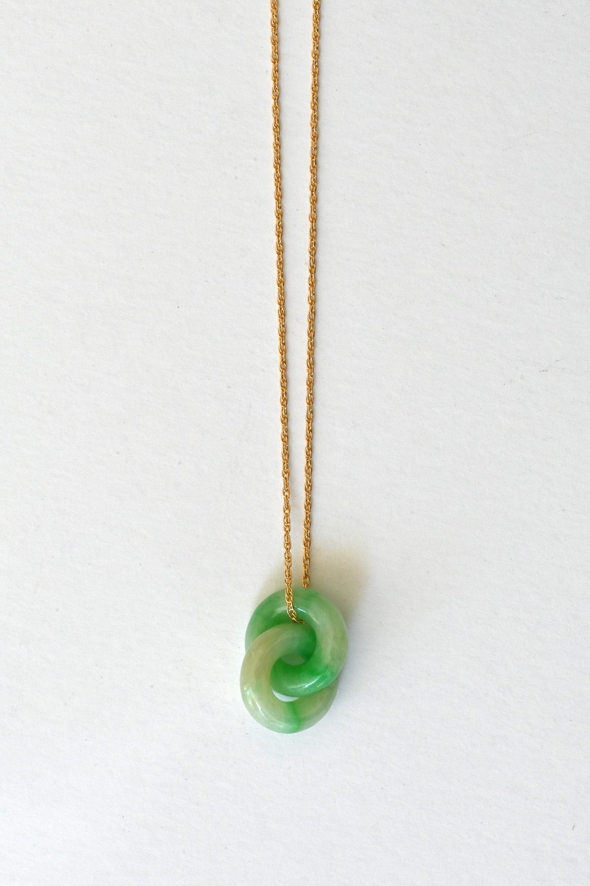 Ping An Kou Jade Pendant Necklace No. 21 at Abacus Row Handmade Jewelry