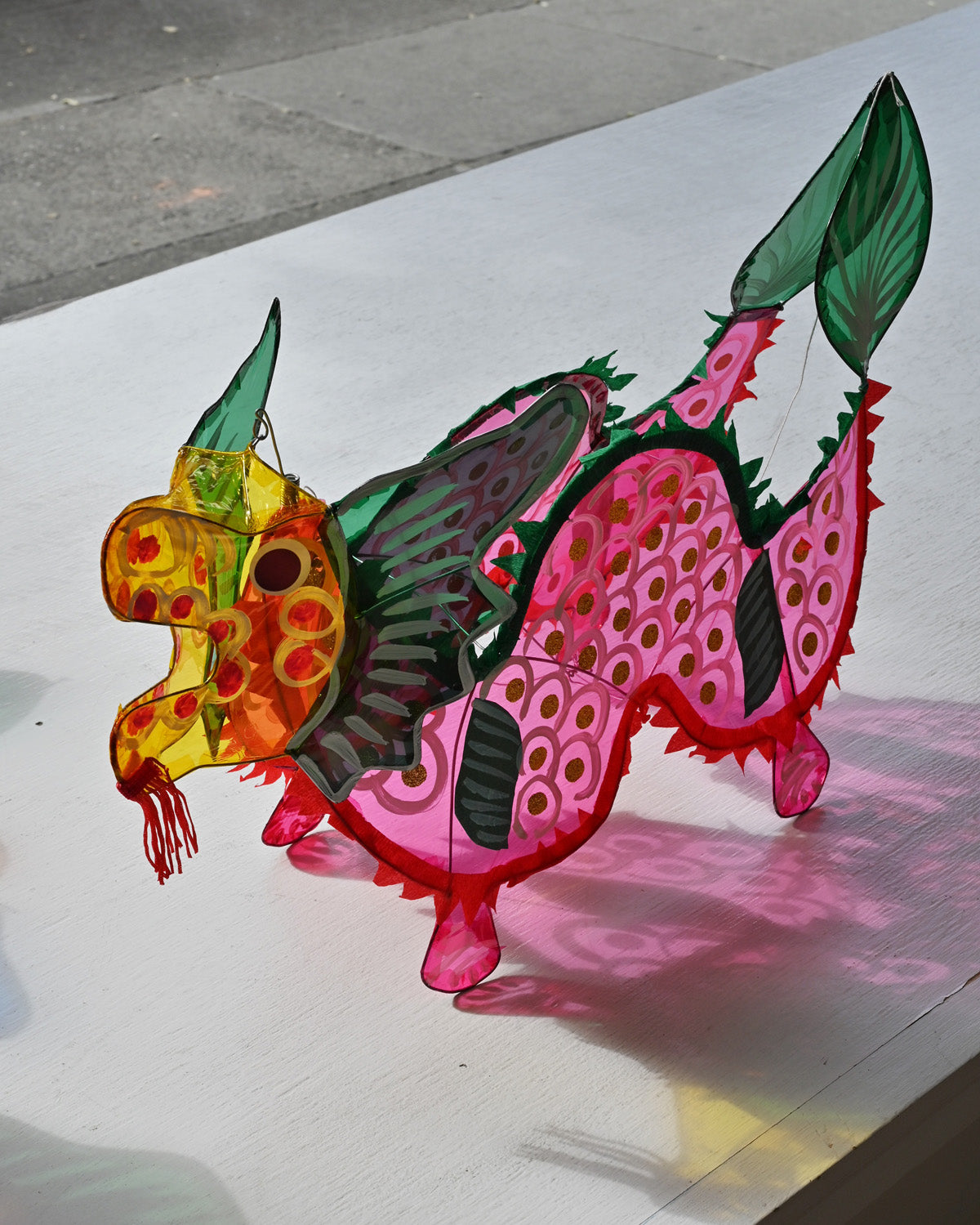 Top of Large Dragon Lanterns at Abacus Row Handmade Jewelry