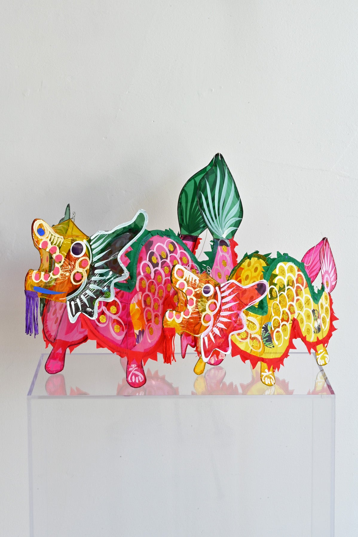 Large and Small Dragon Lanterns at Abacus Row Handmade Jewelry