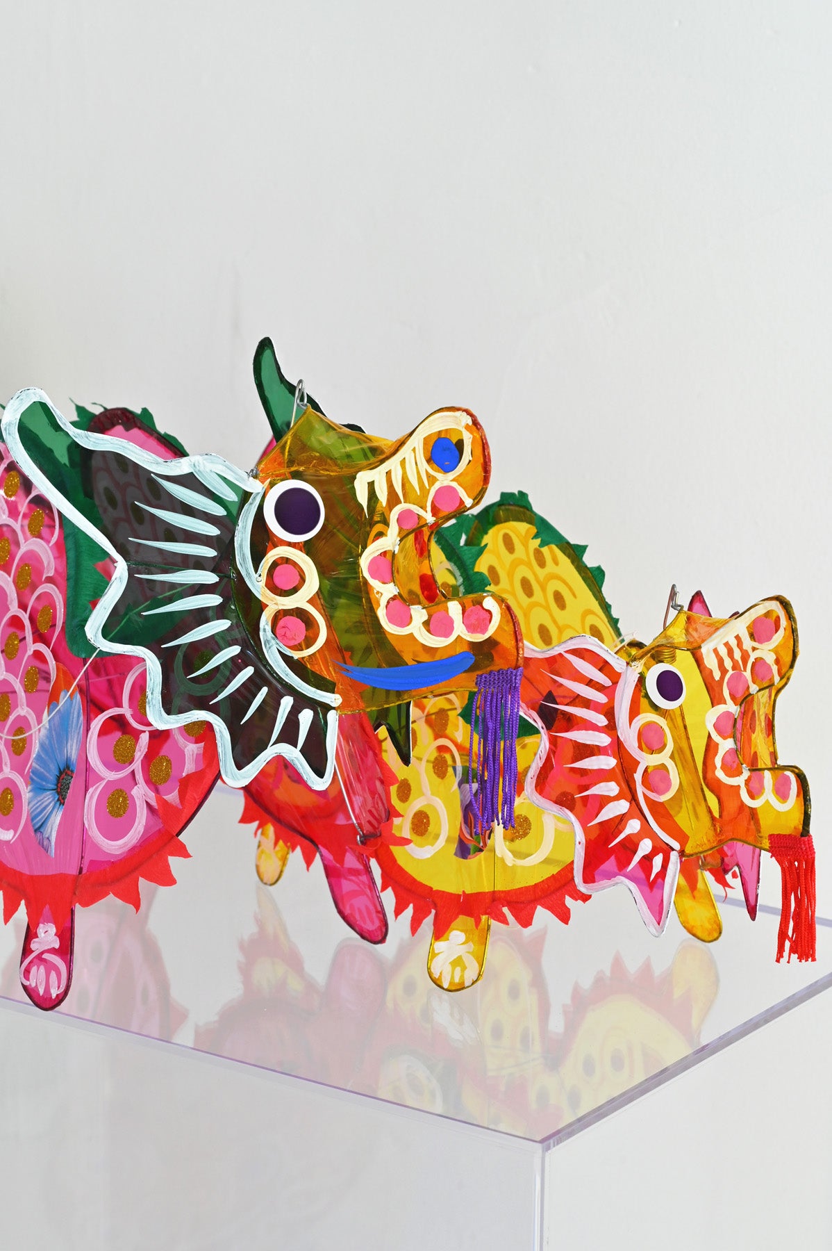Small and Large Dragon Lanterns at Abacus Row Handmade Jewelry