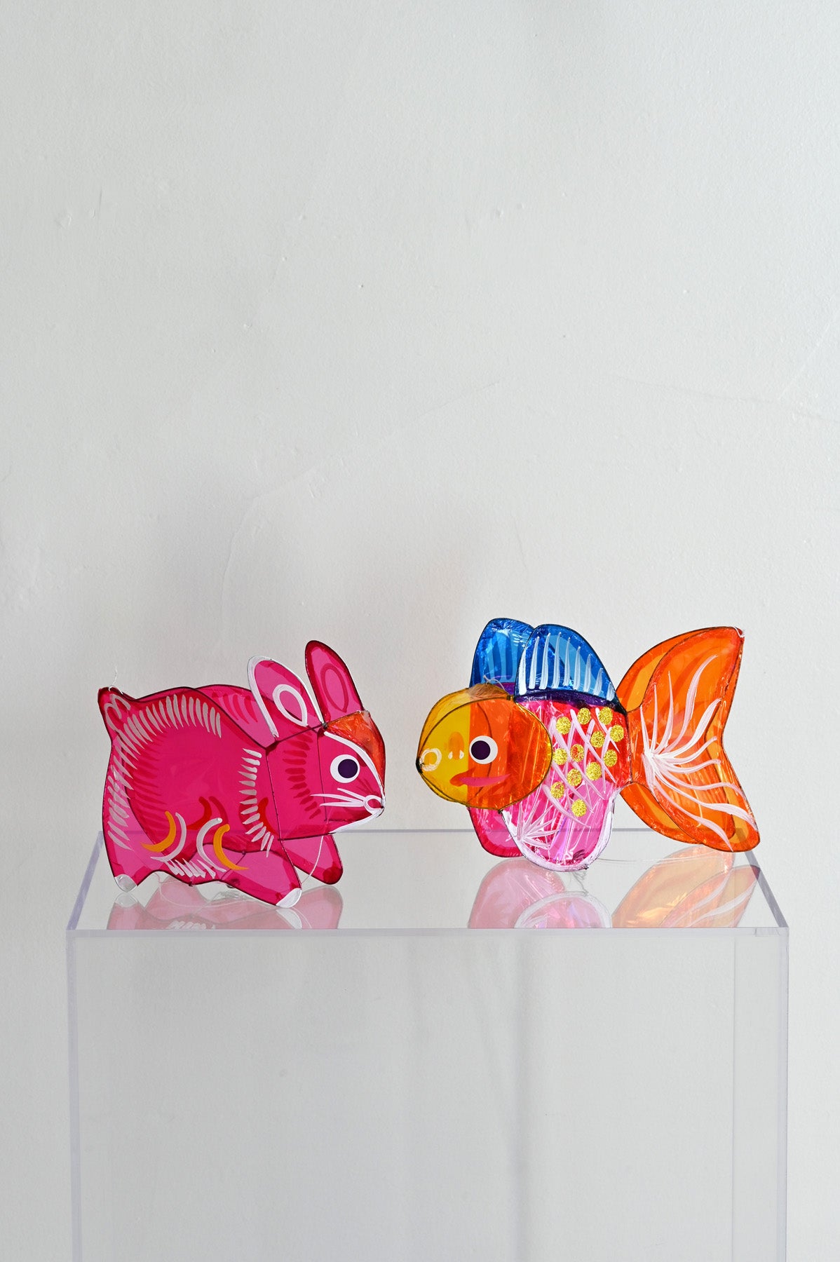 Mini Rabbit and Fish Lanterns at Abacus Row Handmade Jewelry