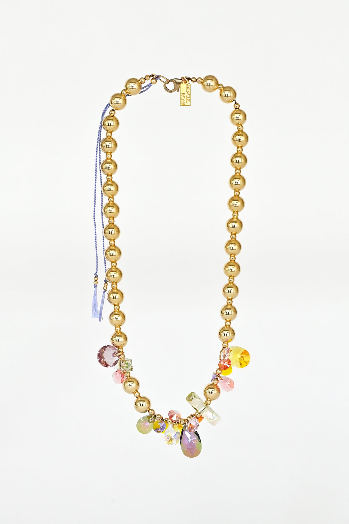 Moon Flower Necklace in the Garden Collection at Abacus Row Handmade Jewelry