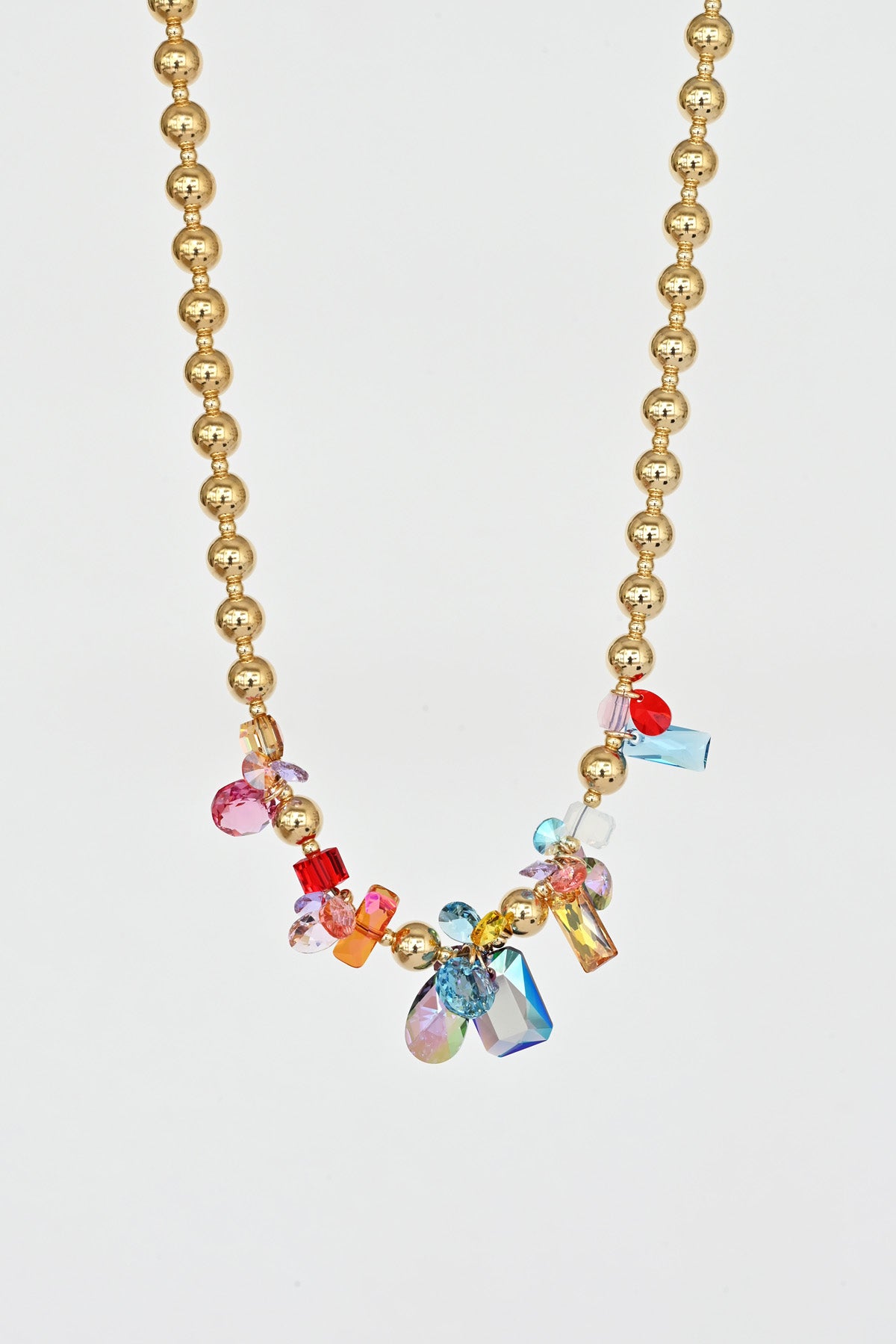 Moon Flower Necklace No.11 detail Garden Collection at Abacus Row Handmade Jewelry